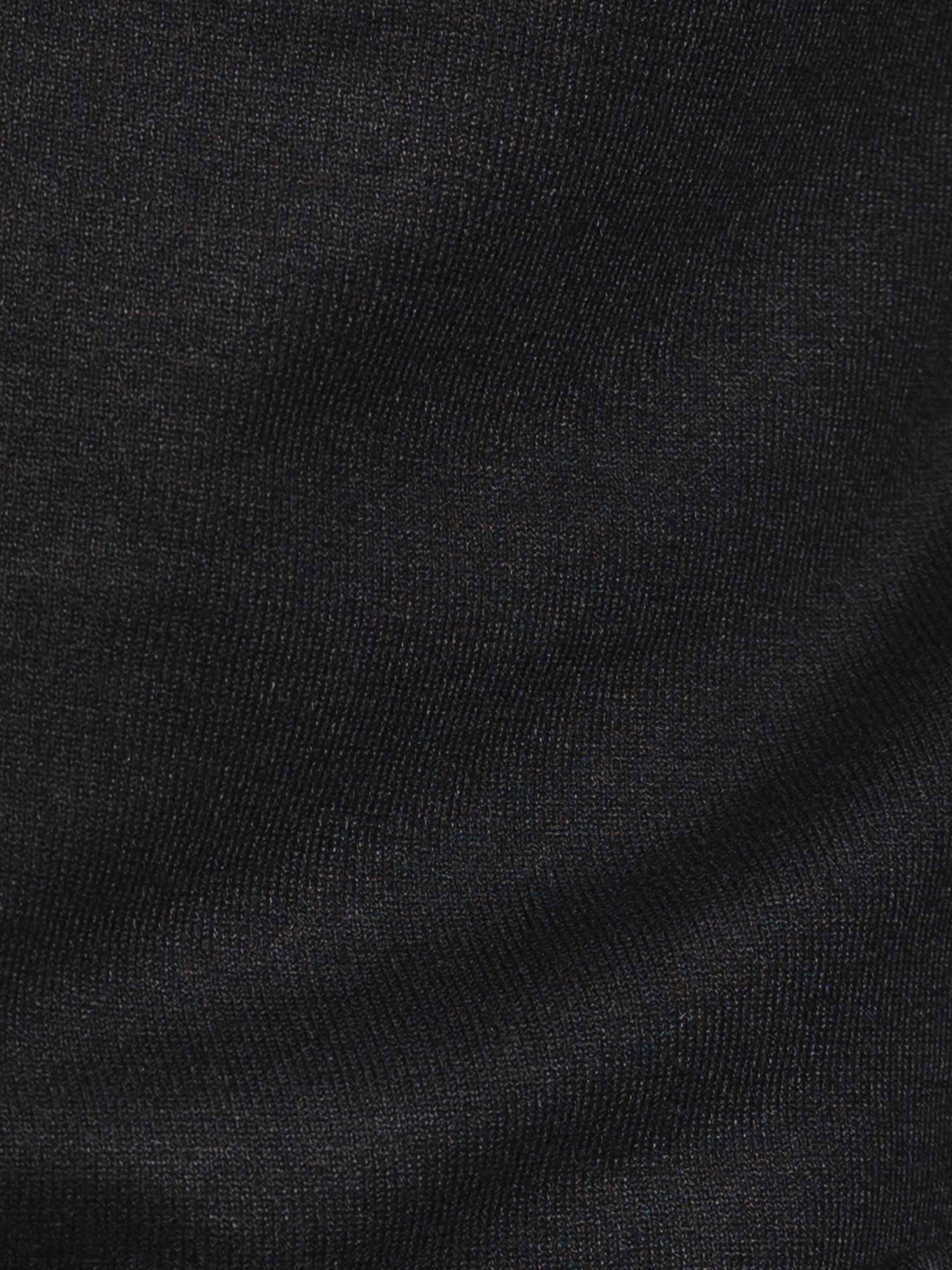 Knit Cardigan - Black Button-Up