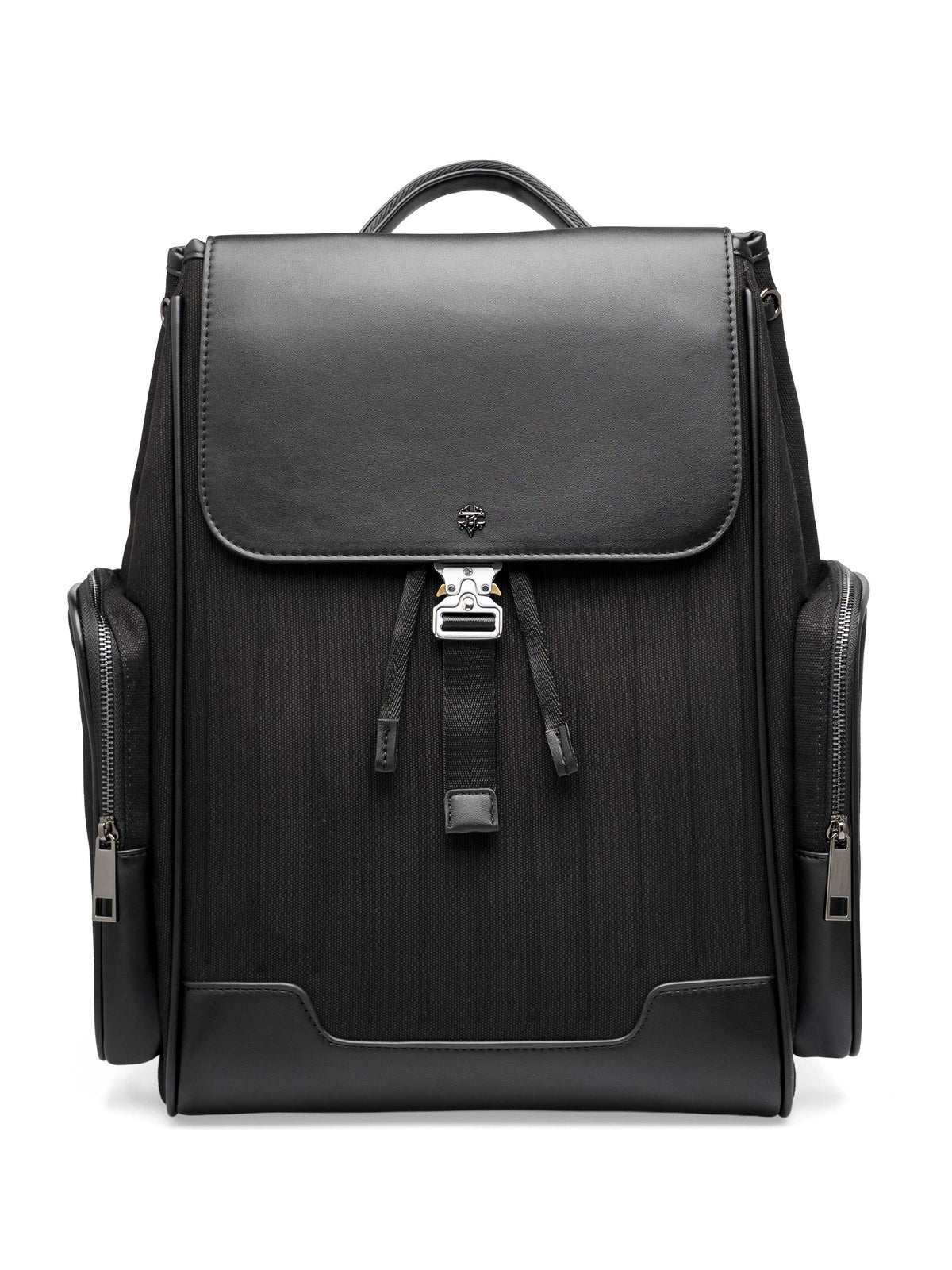 LussoBackpackBlackLeather1 - Zeve