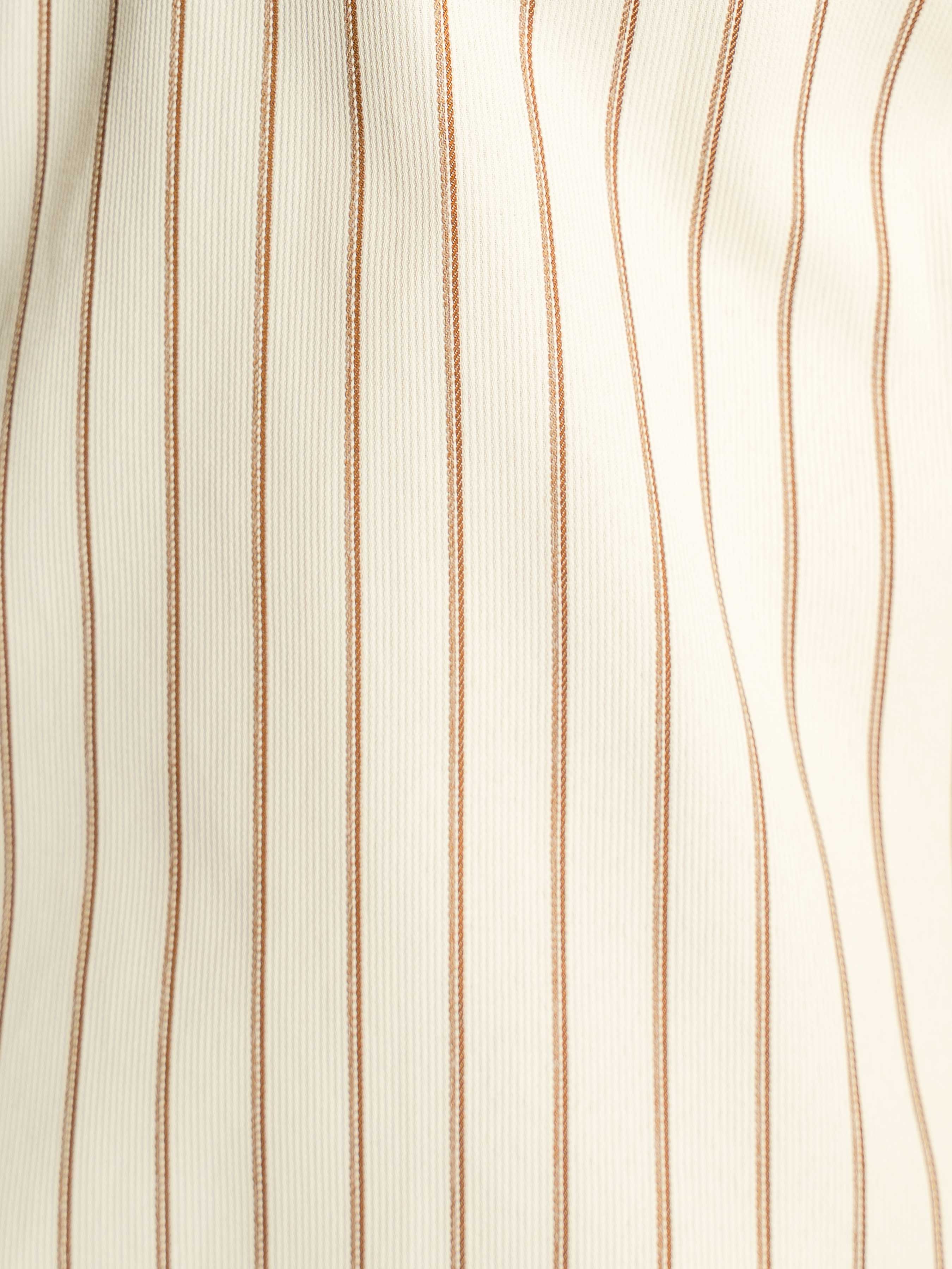 Marcello-Stripe-Shirt-Cream-Brown-Stripe-_Button-Down-Collar_-13 - Zeve