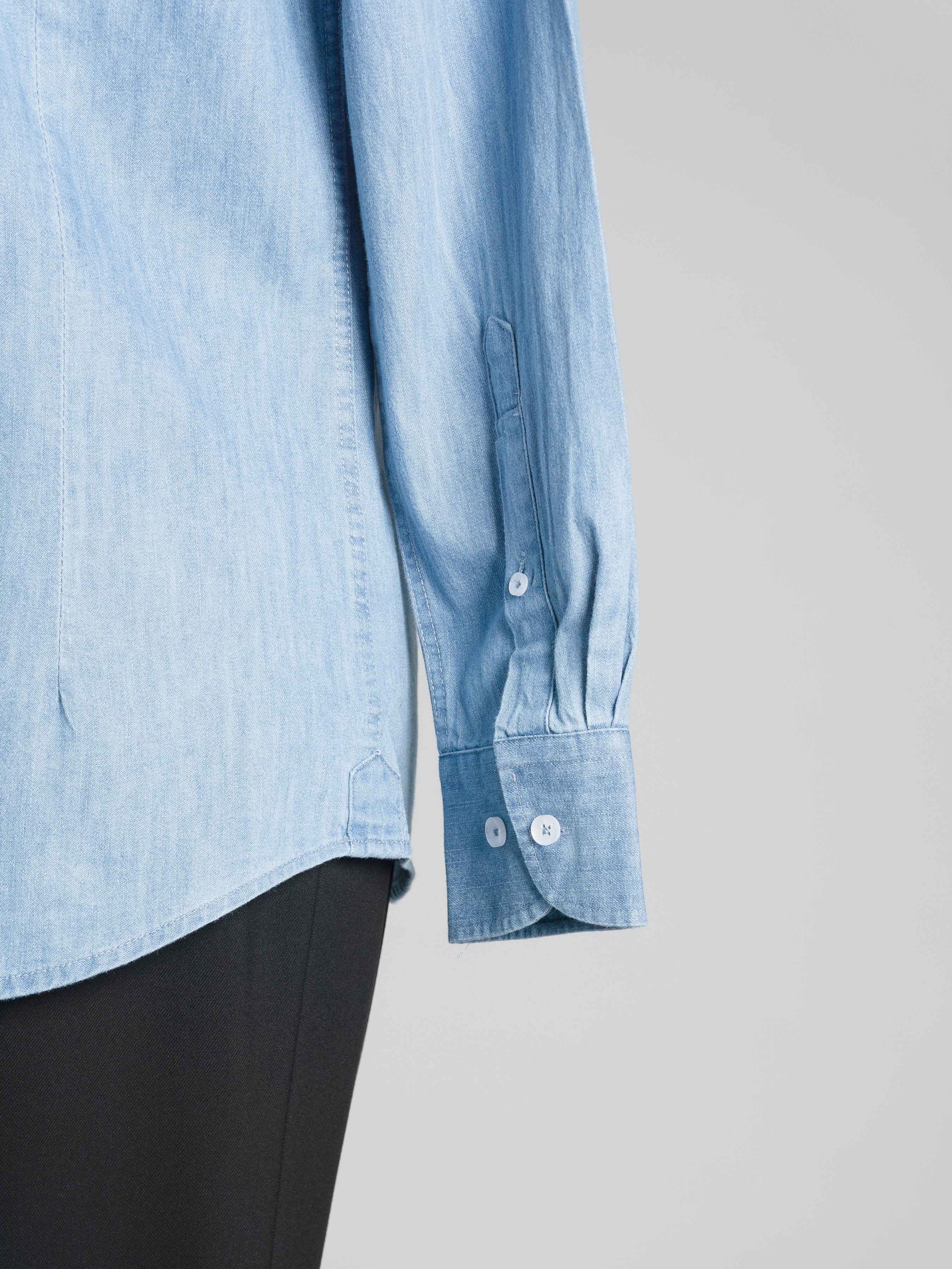Mateo-Denim-Shirt-Light-Blue-Windsor-Collar-Sleeve_12d05a5a-e378-4ffb-9f28-78abc0d8031e - Zeve