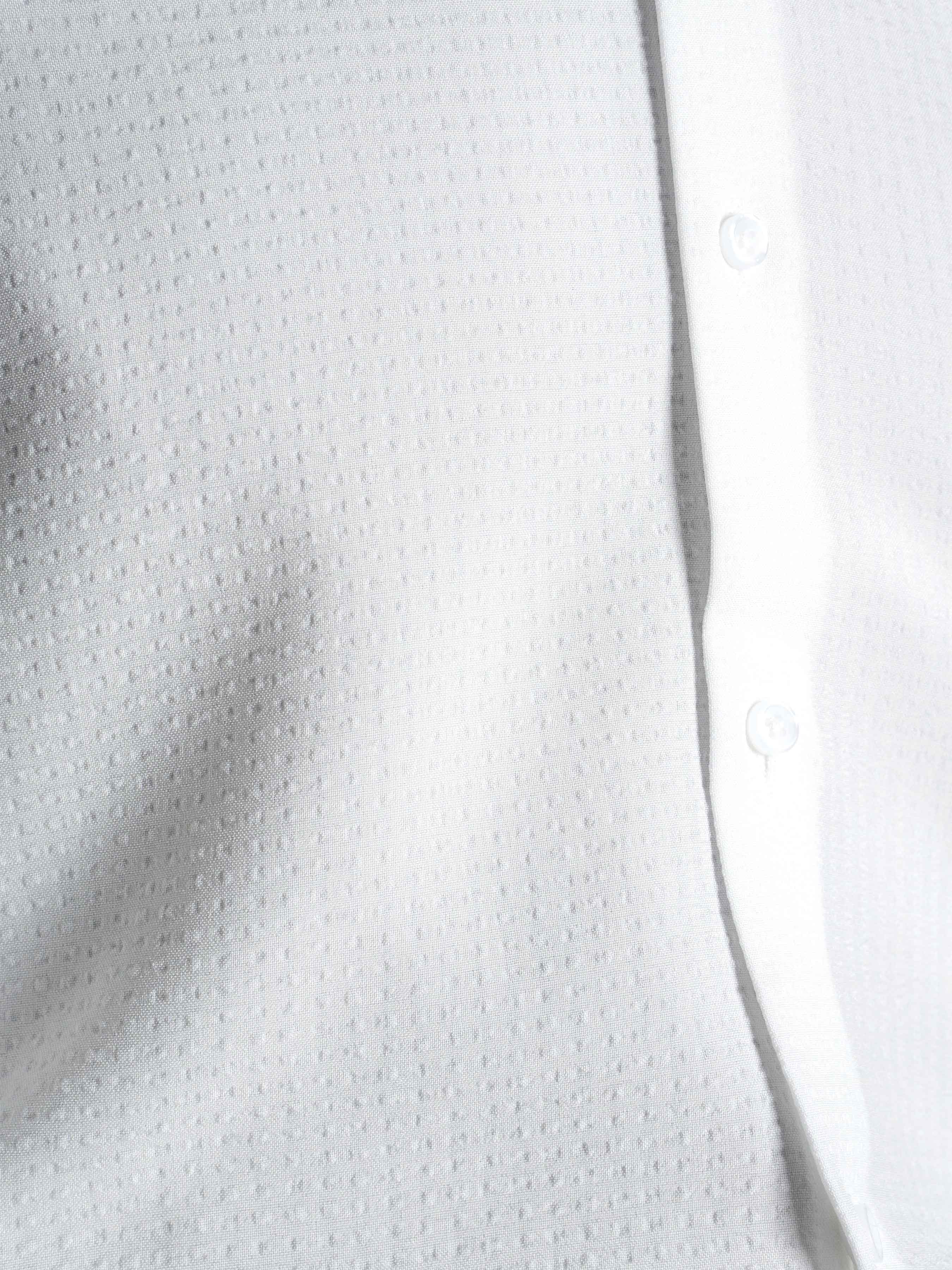 Seersucker Shirt - White