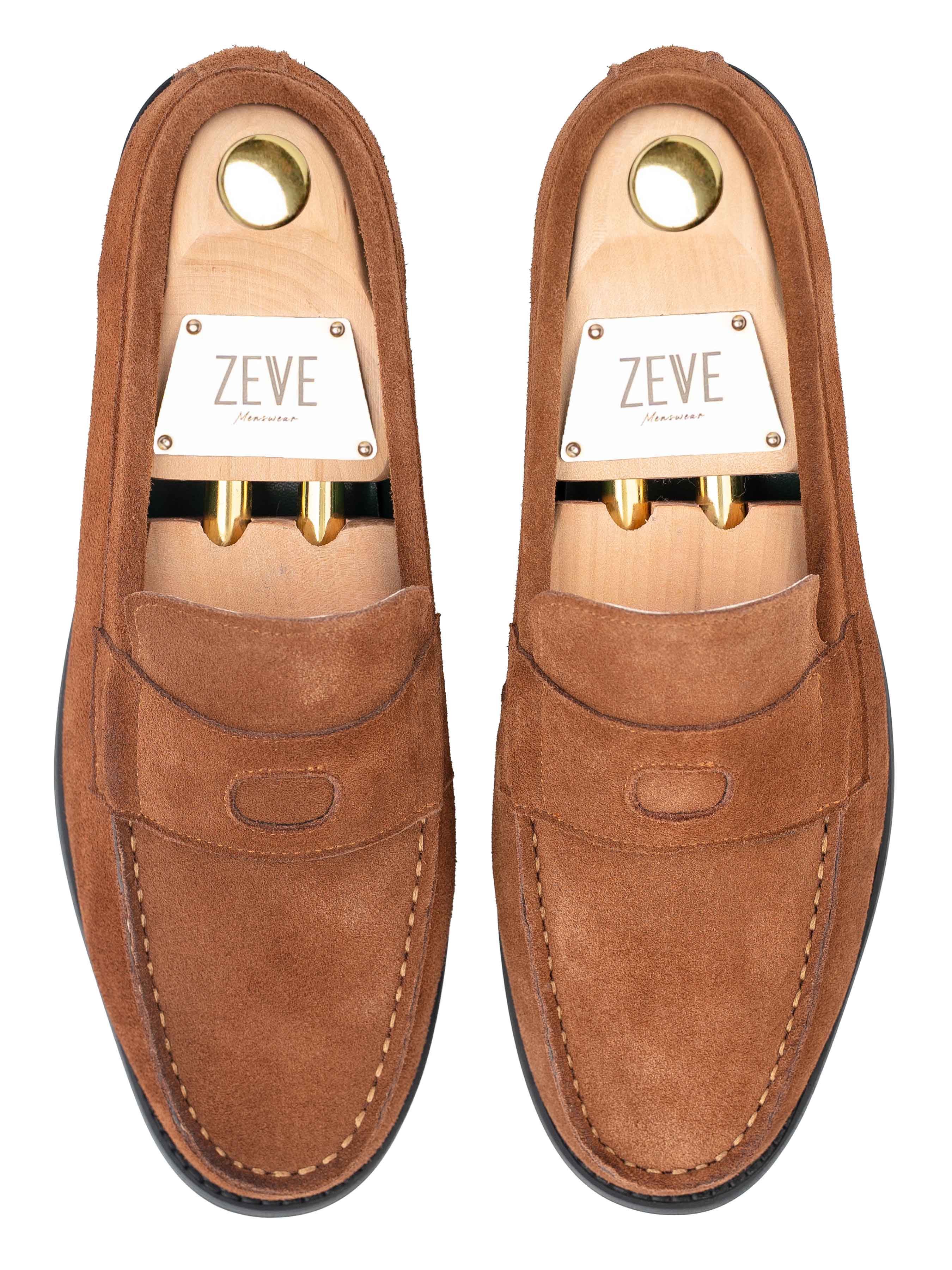 MonarchLoaferHavanaSuedeLeatherTop - Zeve