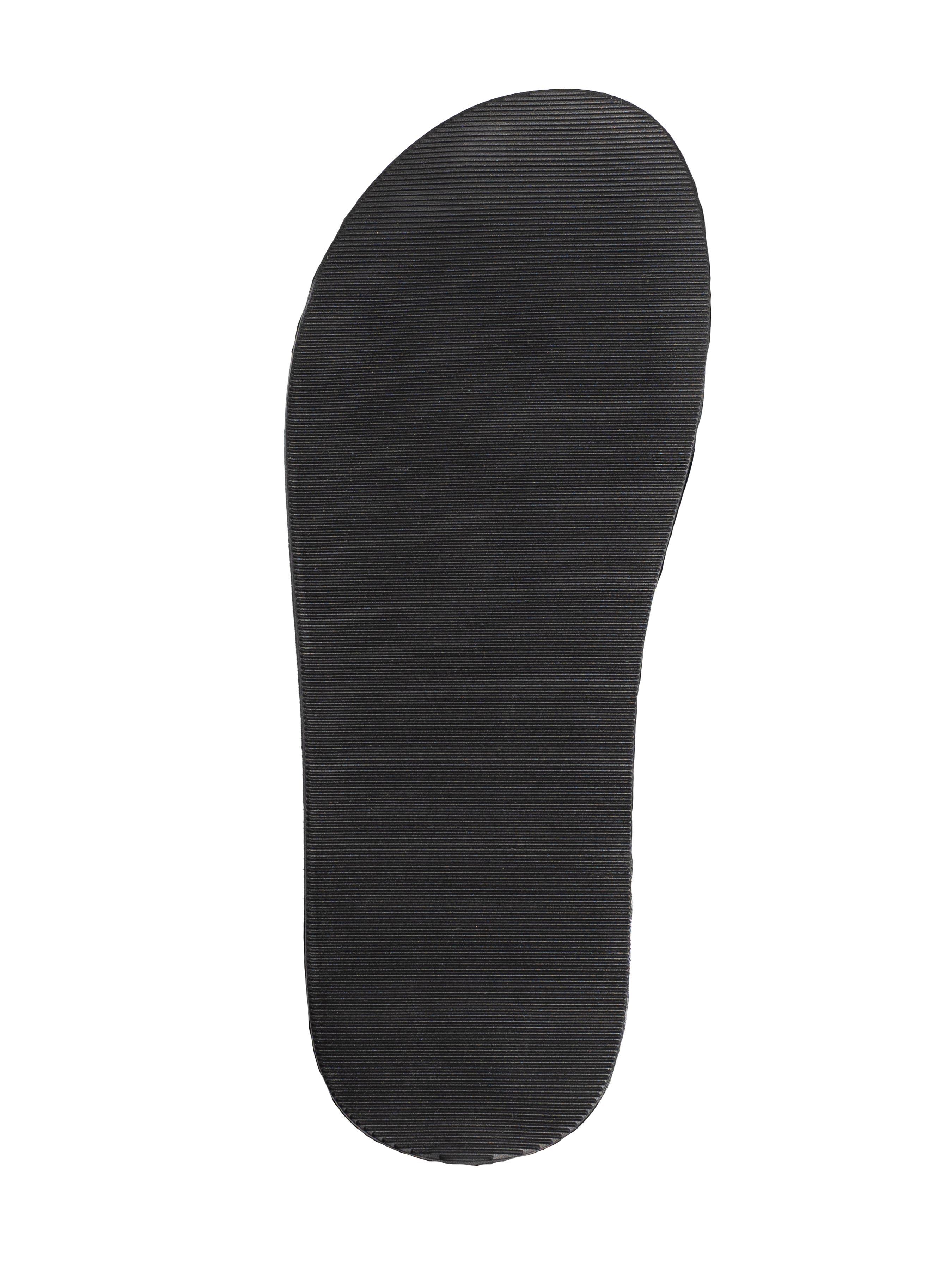 Napoli Mules - Black Pebble Grain Leather