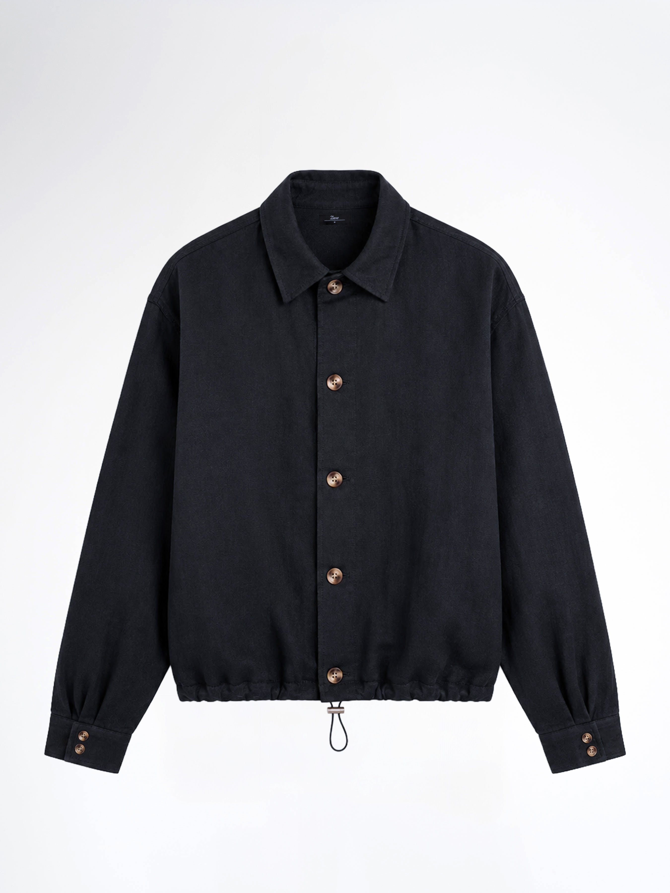 Nile Linen Overshirt - Blue
