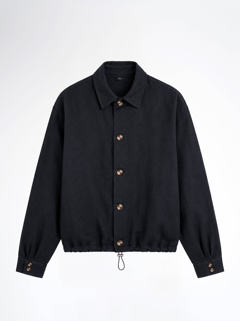 Nile Linen Overshirt - Blue
