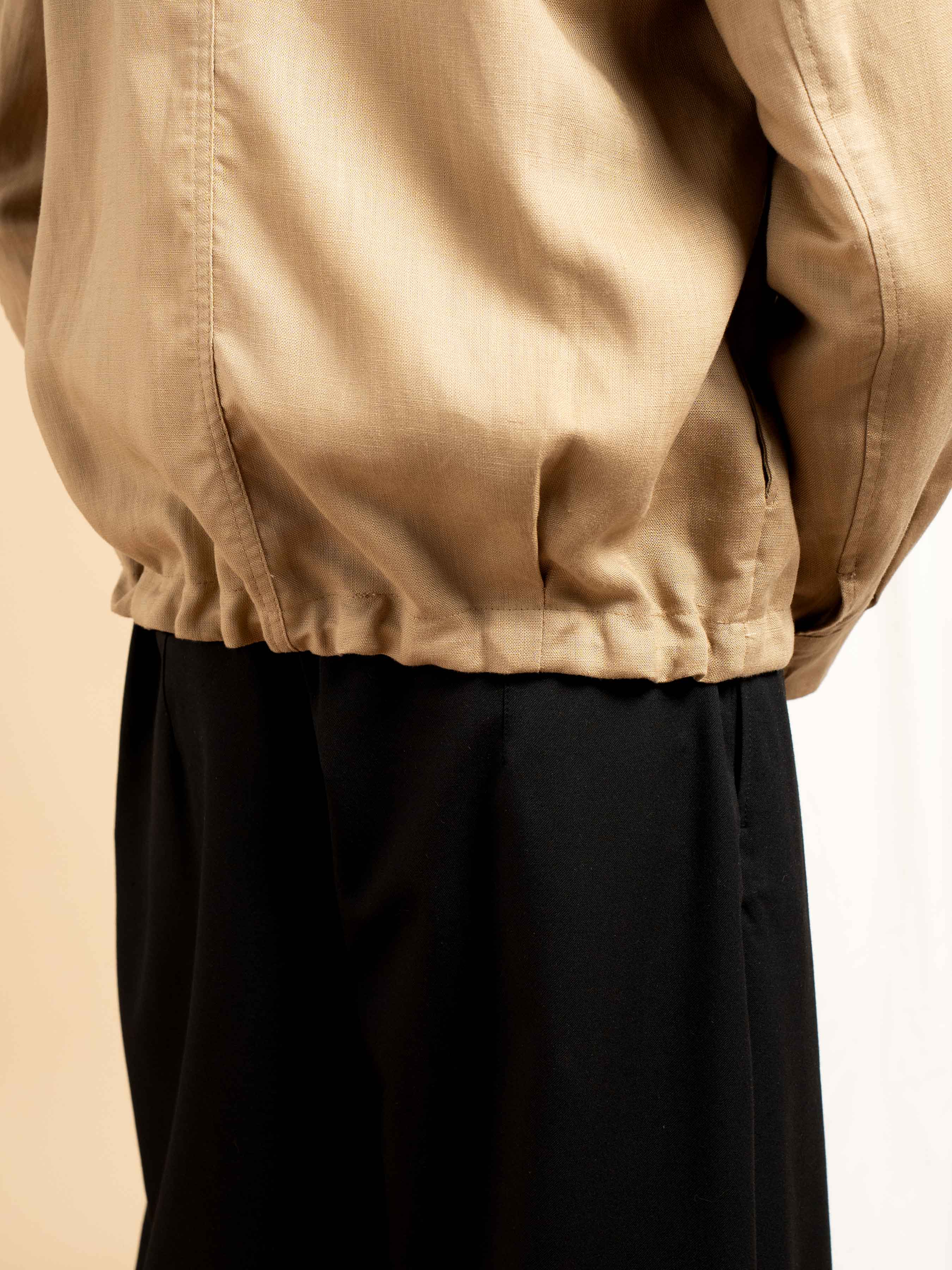 Nile Linen Overshirt - Khaki