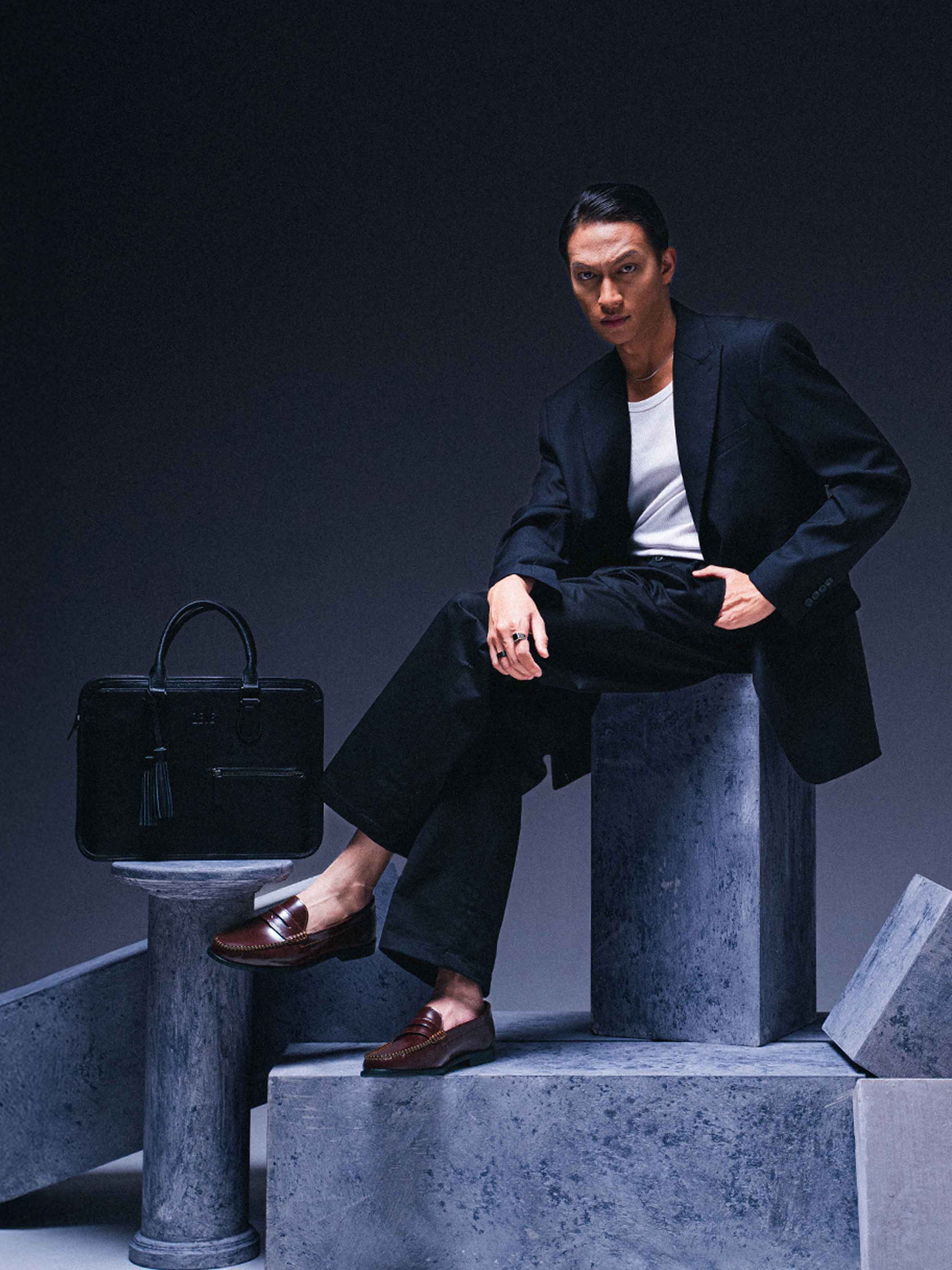 PennyLoaferBrownPolishedLeather2 - Zeve