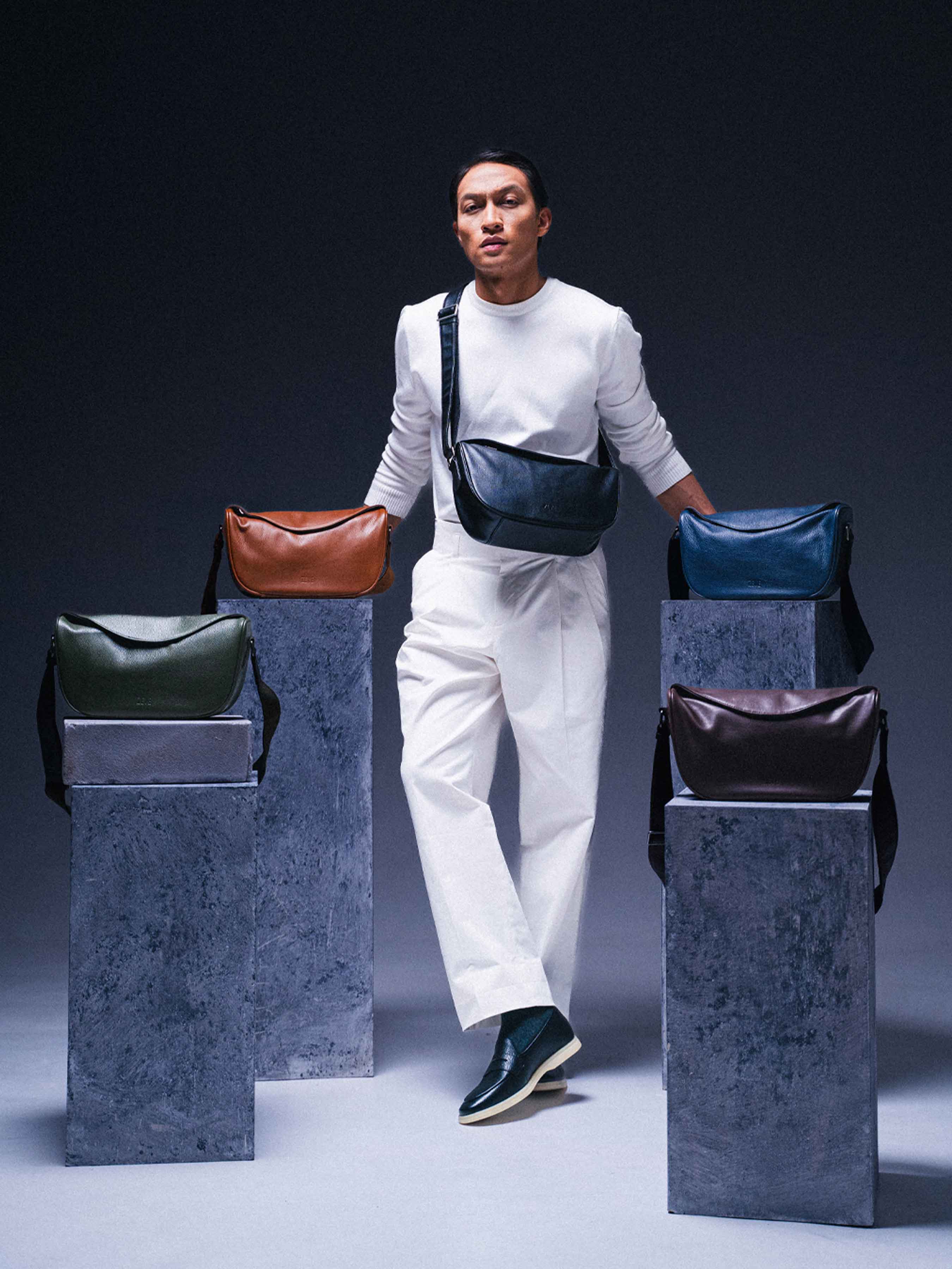 Pietro Belgian Loafer - Black Pebble Grain Leather (Soflex Sole)