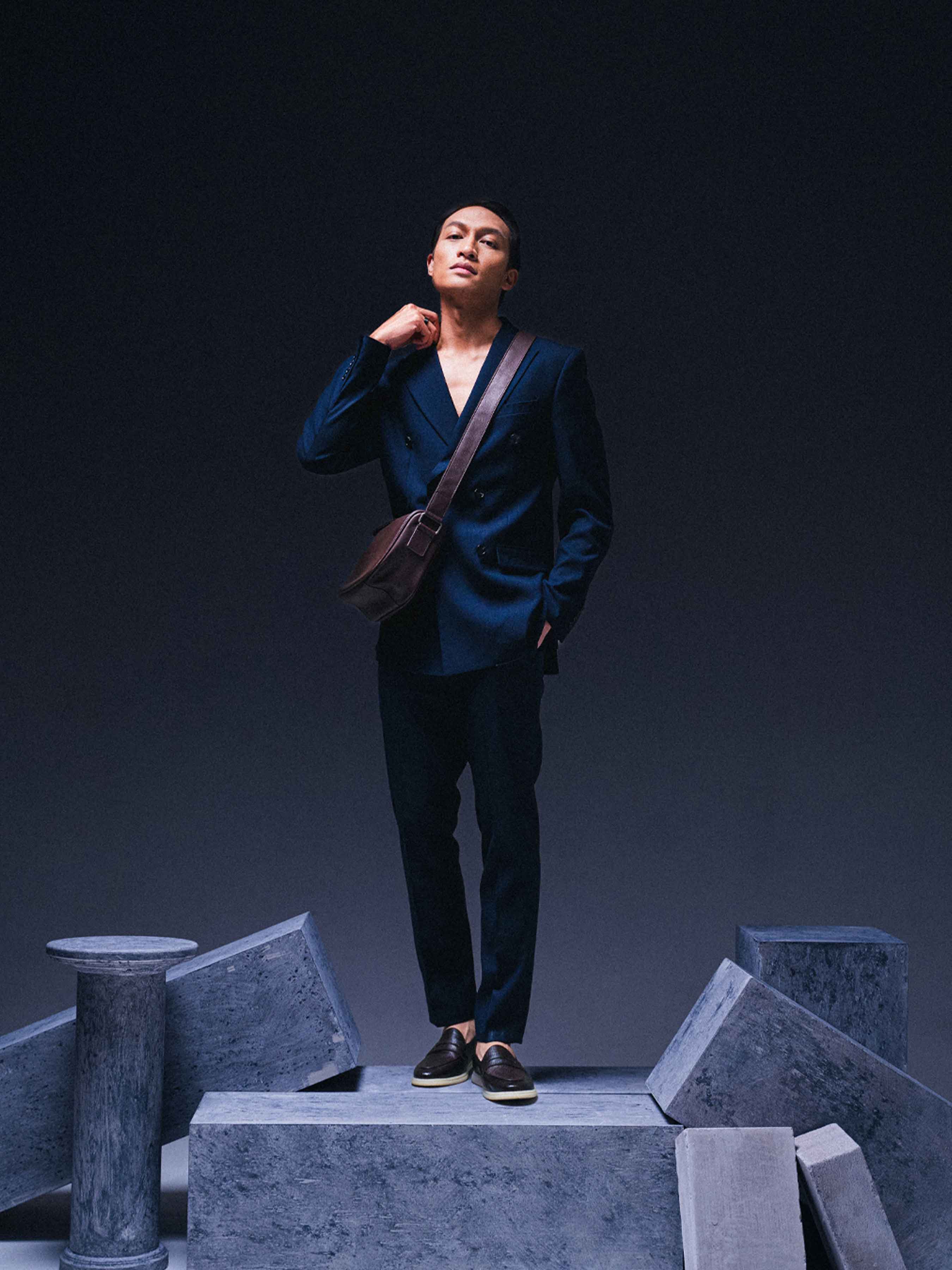 Pietro Belgian Loafer - Coffee Pebble Grain Leather (Soflex Sole)