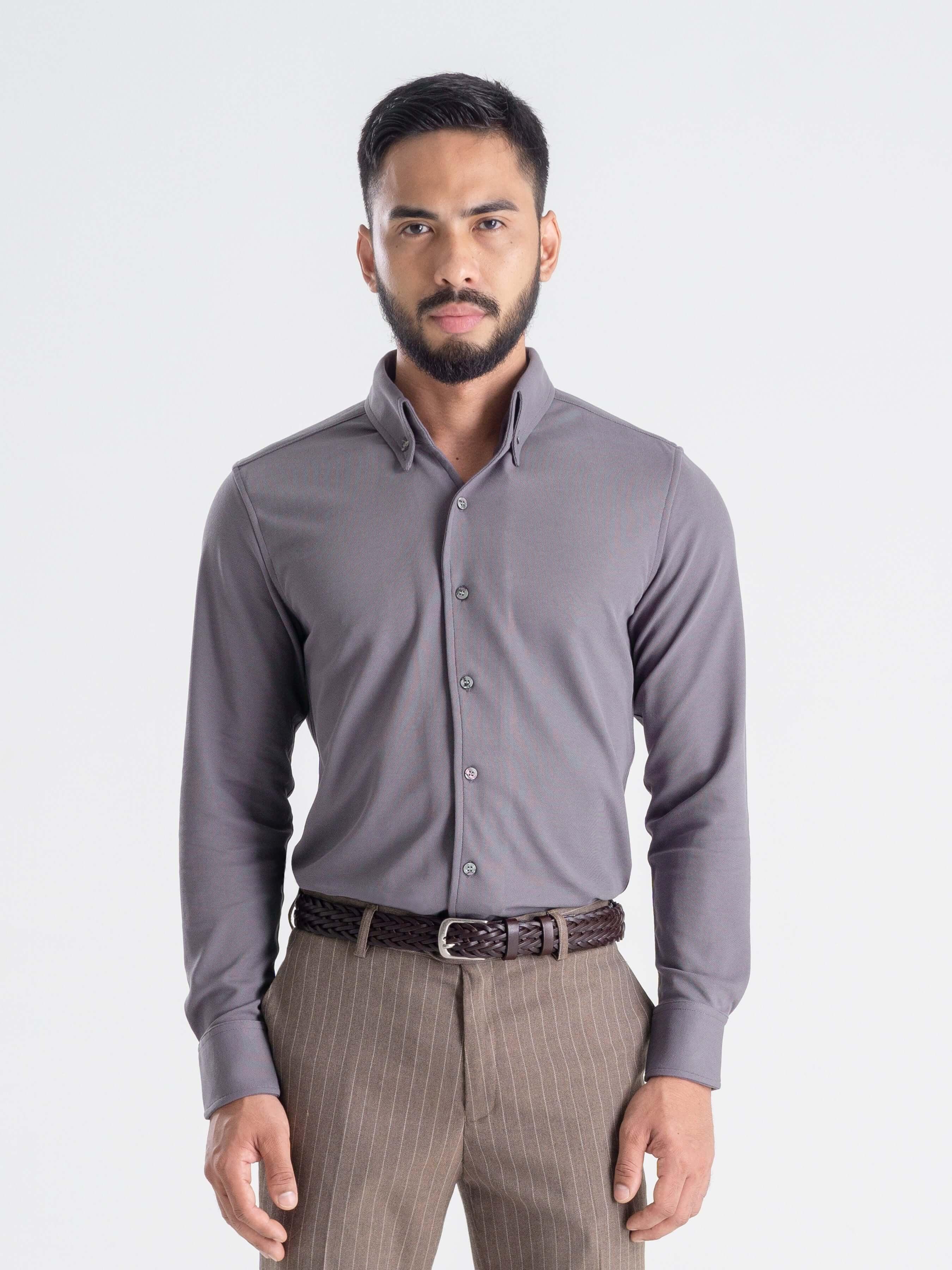 Polo-LS-Button-Down-Grey_06_841ac5a5-a73b-4de0-82a1-9a48e44e9dc3 - Zeve