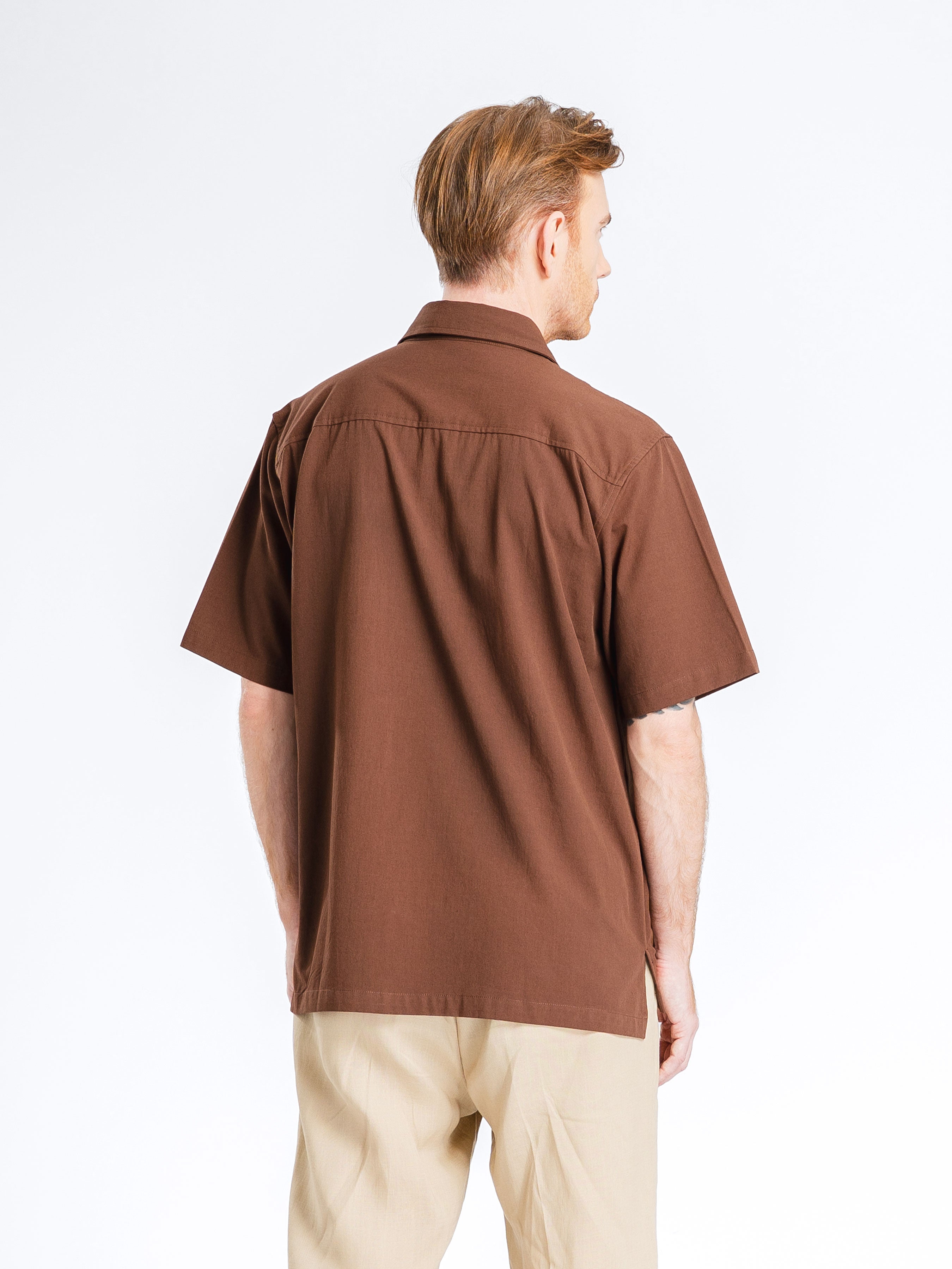 RistoShirtDarkbrown_OpenCollar_5_bba9a9e3-6e3b-4a61-8b09-5eafe11f04d0 - Zeve