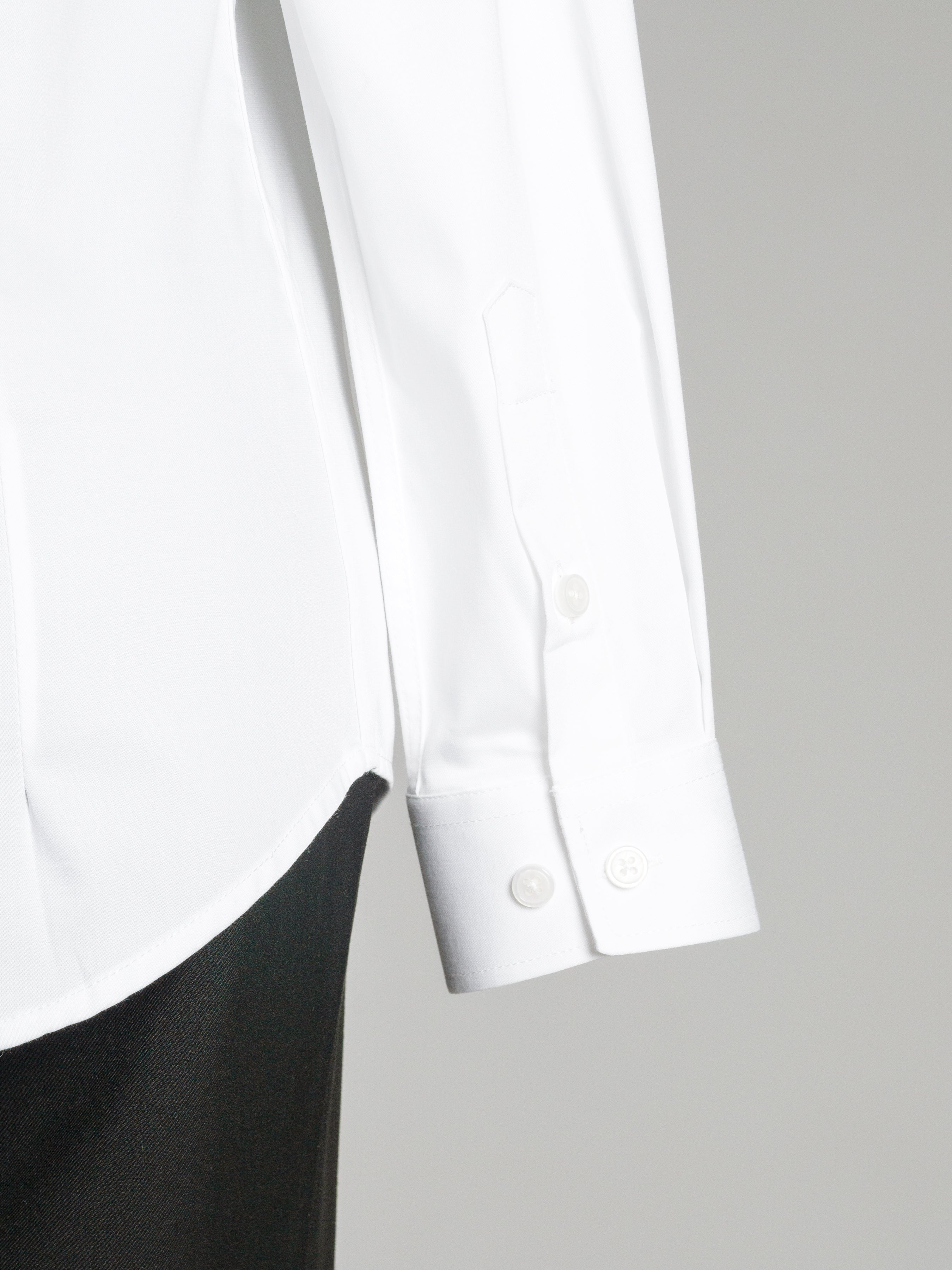 Rocco-Formal-Shirt-White-Sleeve2 - Zeve