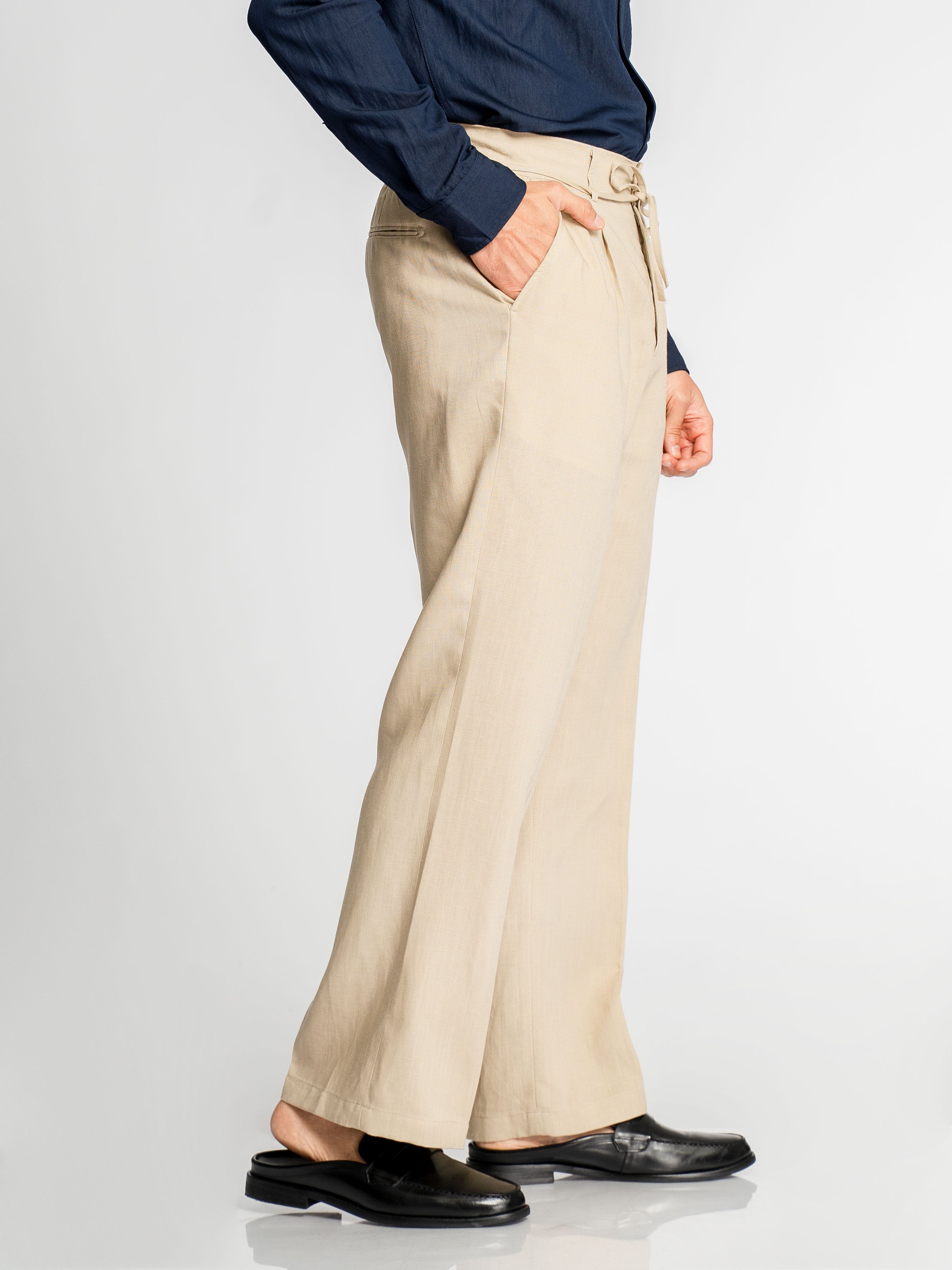 Sarto Relaxed Trousers - Khakis (Wide Fit)