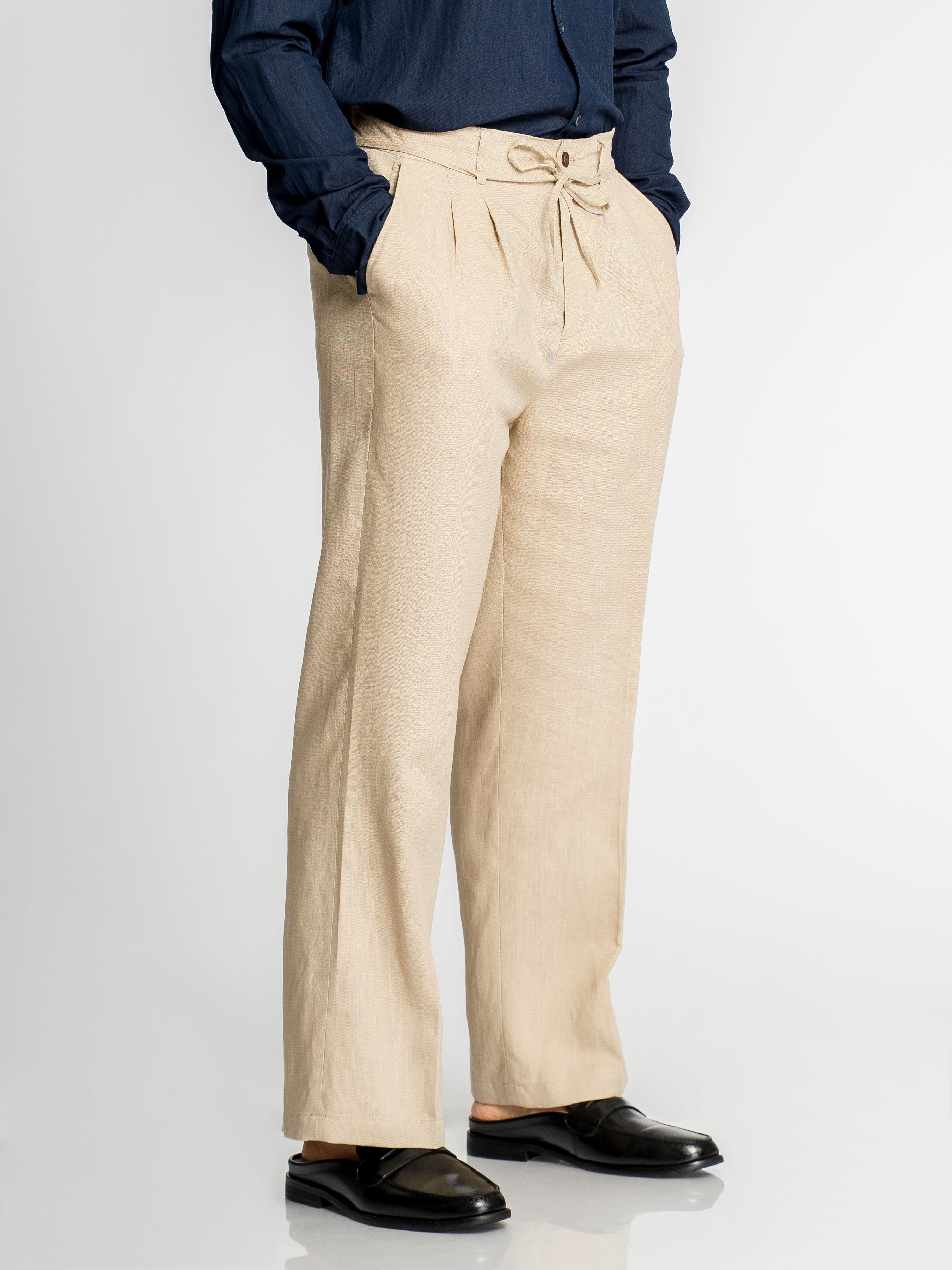 Sarto Relaxed Trousers - Khakis (Wide Fit)