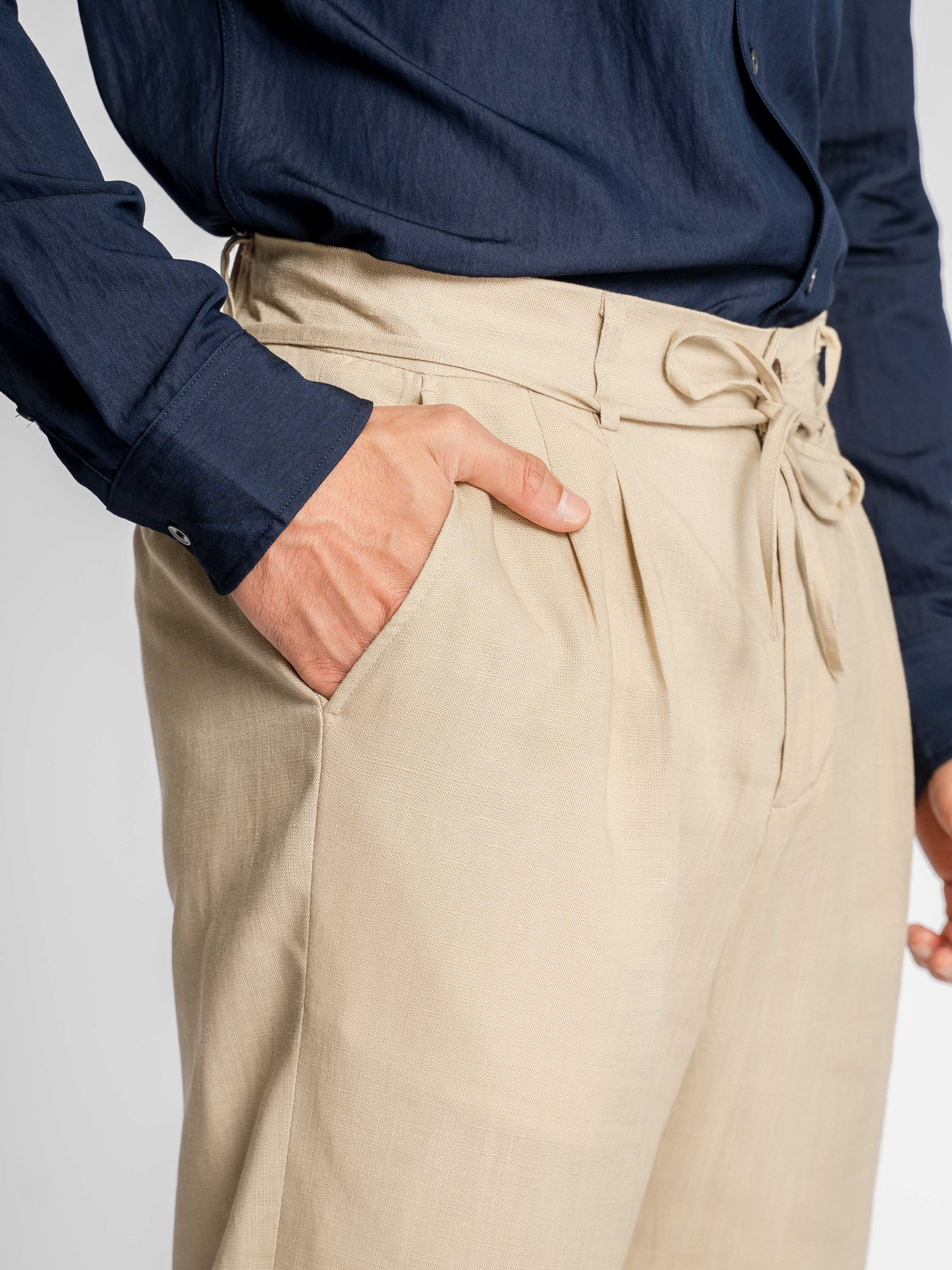 Sarto Relaxed Trousers - Khakis (Wide Fit)