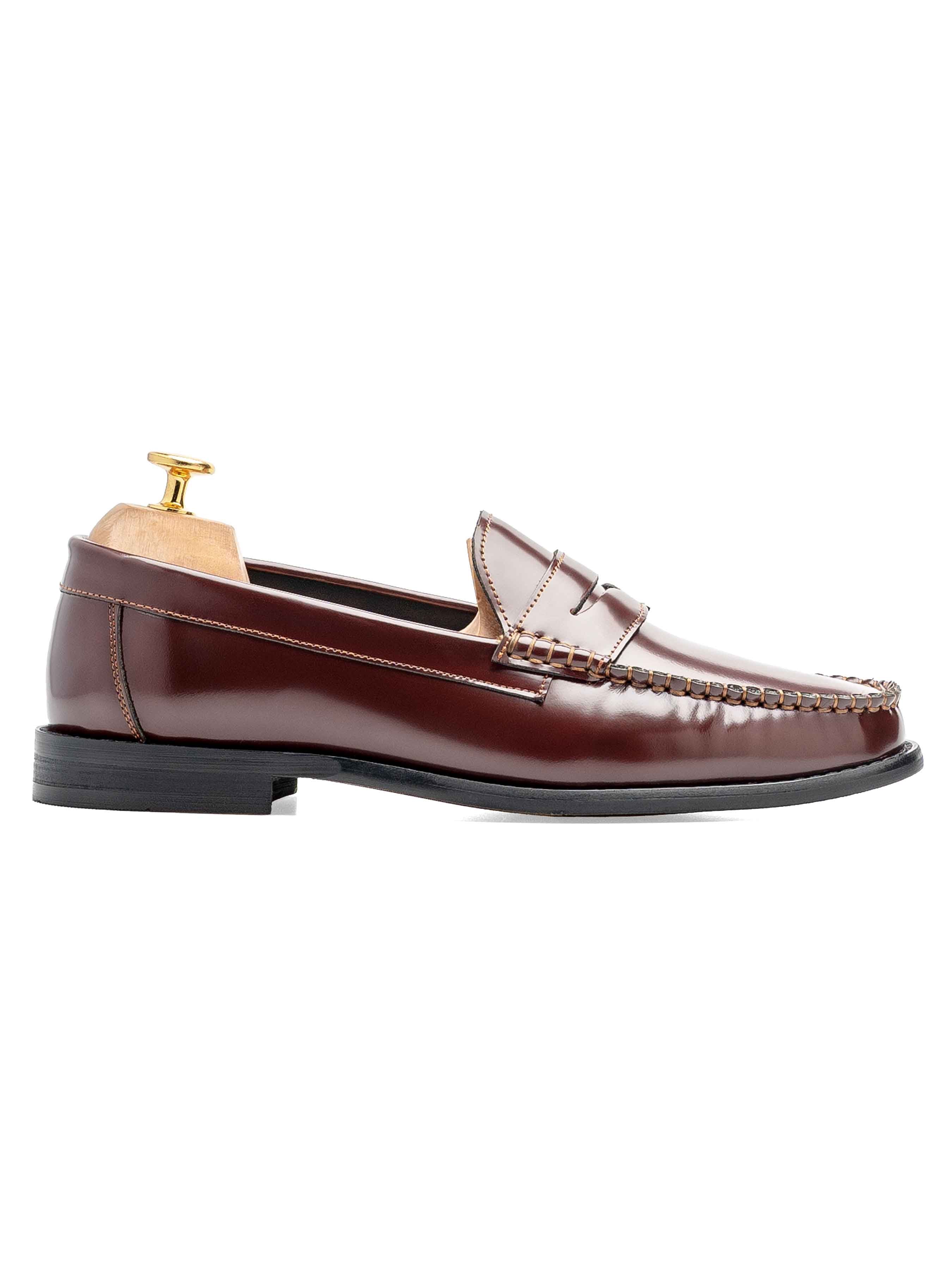Penny Loafer - Brown Polished Leather