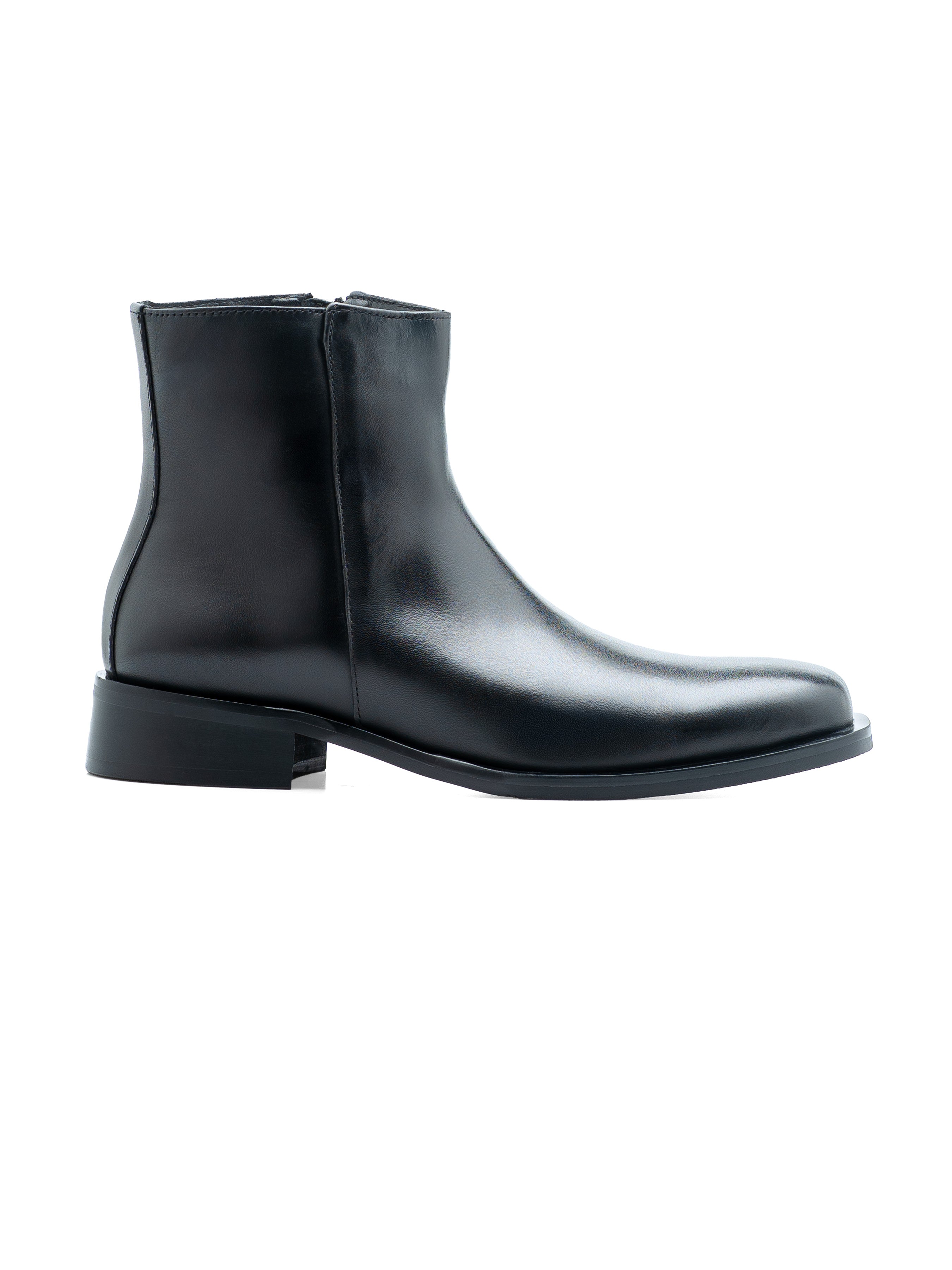 Velasco Zip Boots - Solid Black