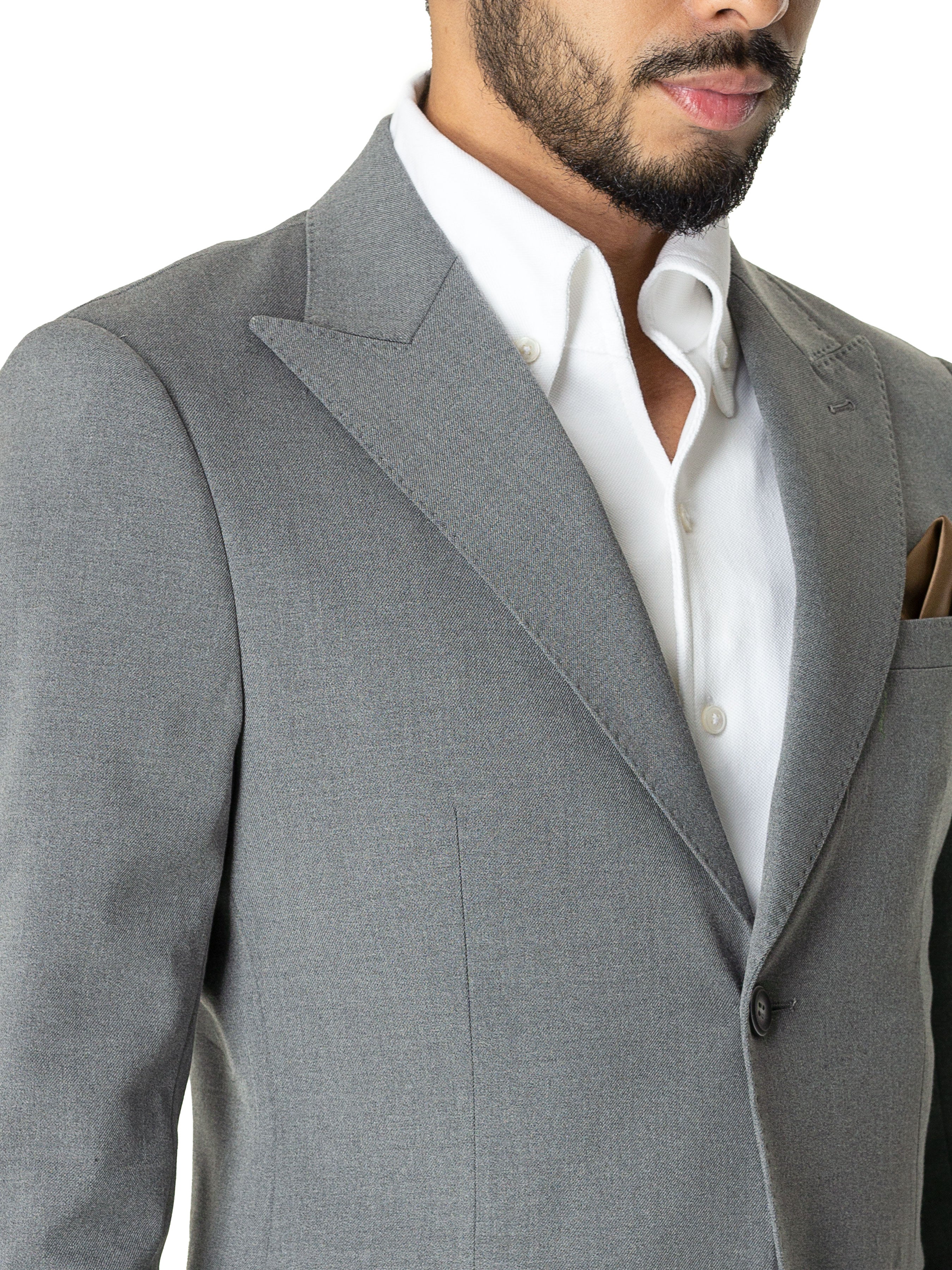 Single-Breasted-Suit-Blazer-Grey-Plain_06_1 - Zeve