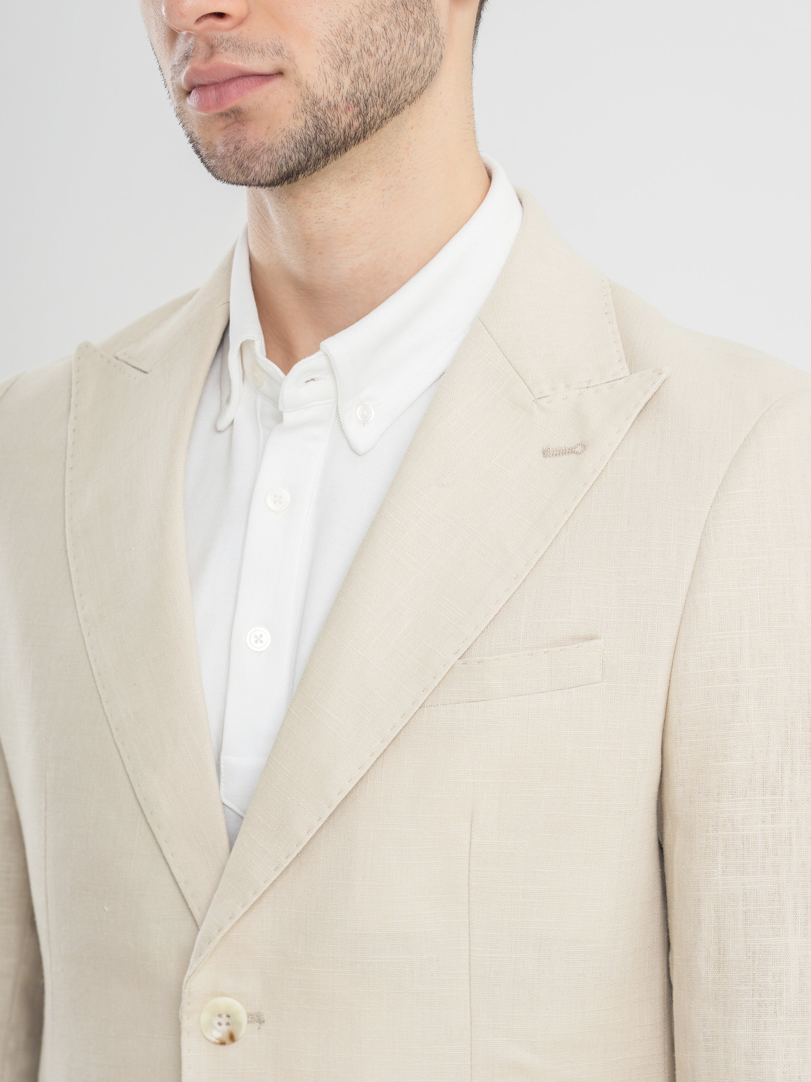 Single-Breasted-Suit-Linen-Cream-Plain_04_20d3be28-d85b-4631-8c9d-a617de40a412 - Zeve