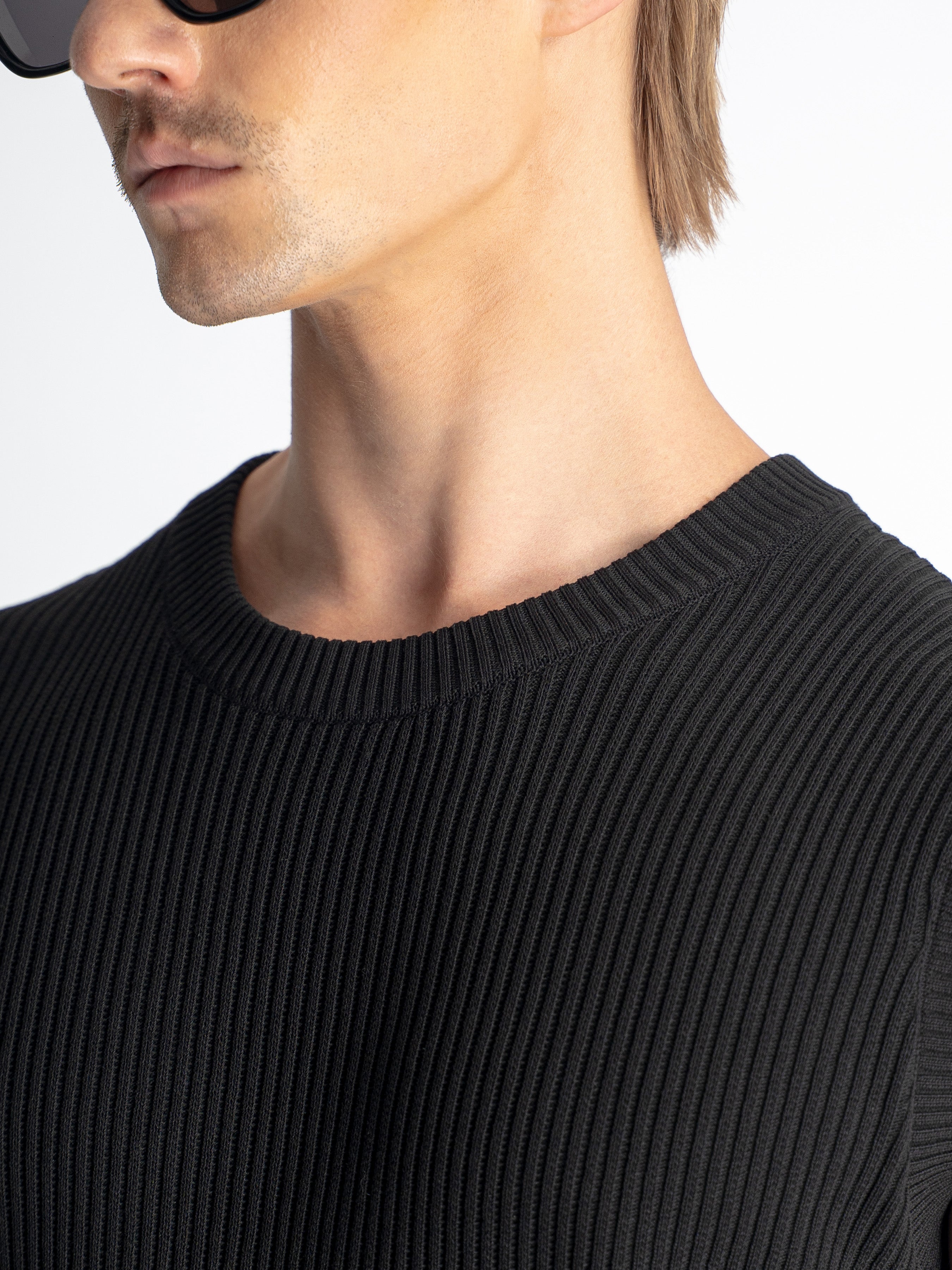 Theo Sleeveless Knit - Black