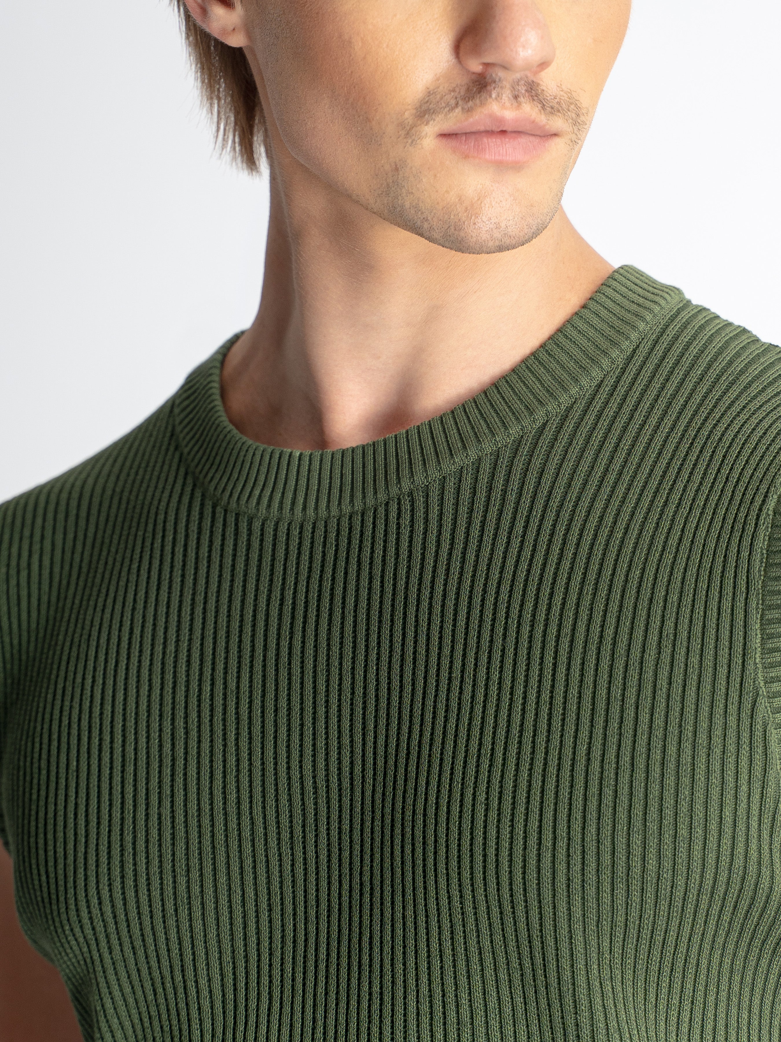 Theo Sleeveless Knit - Green