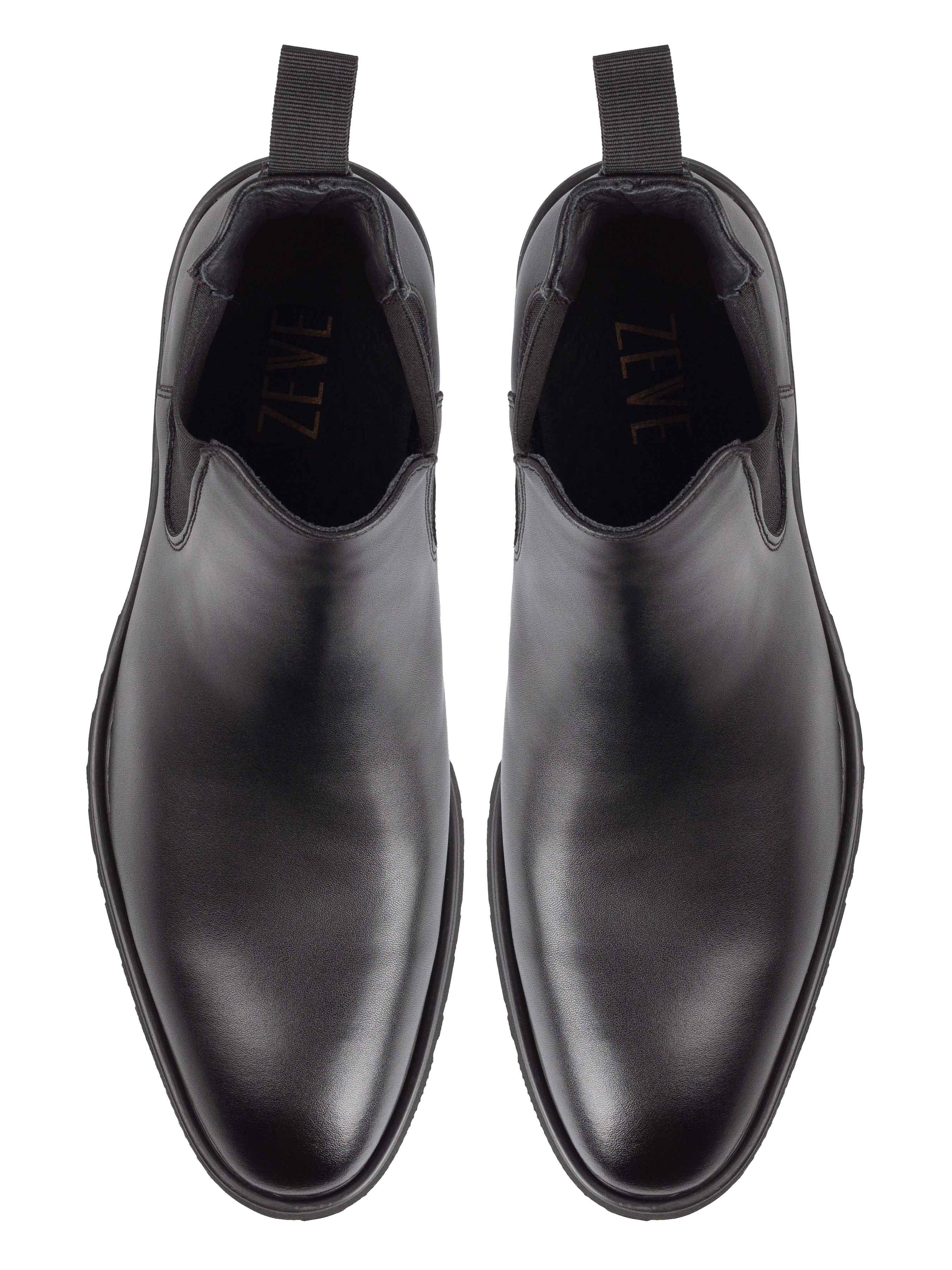 Dex Chelsea Boots - Solid Black (Flexi-Sole)