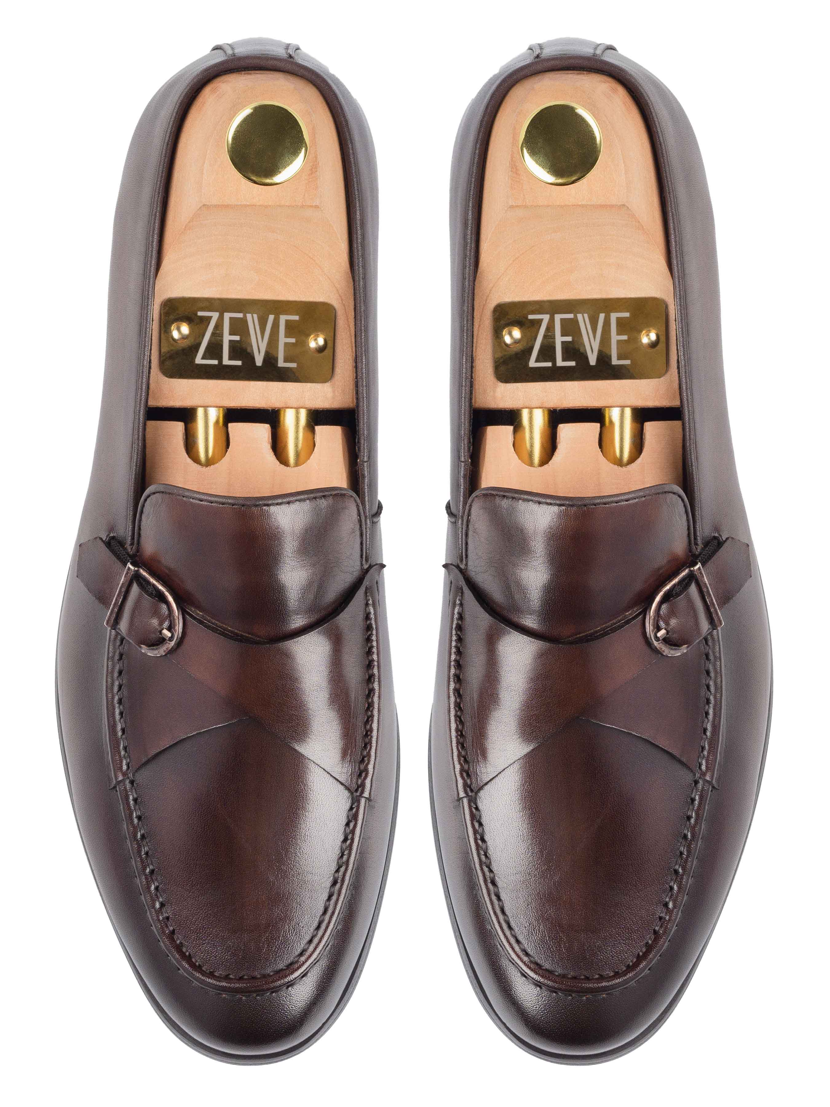 Top-Leo-Duo-Strap-Loafer-Coffee-HPP - Zeve