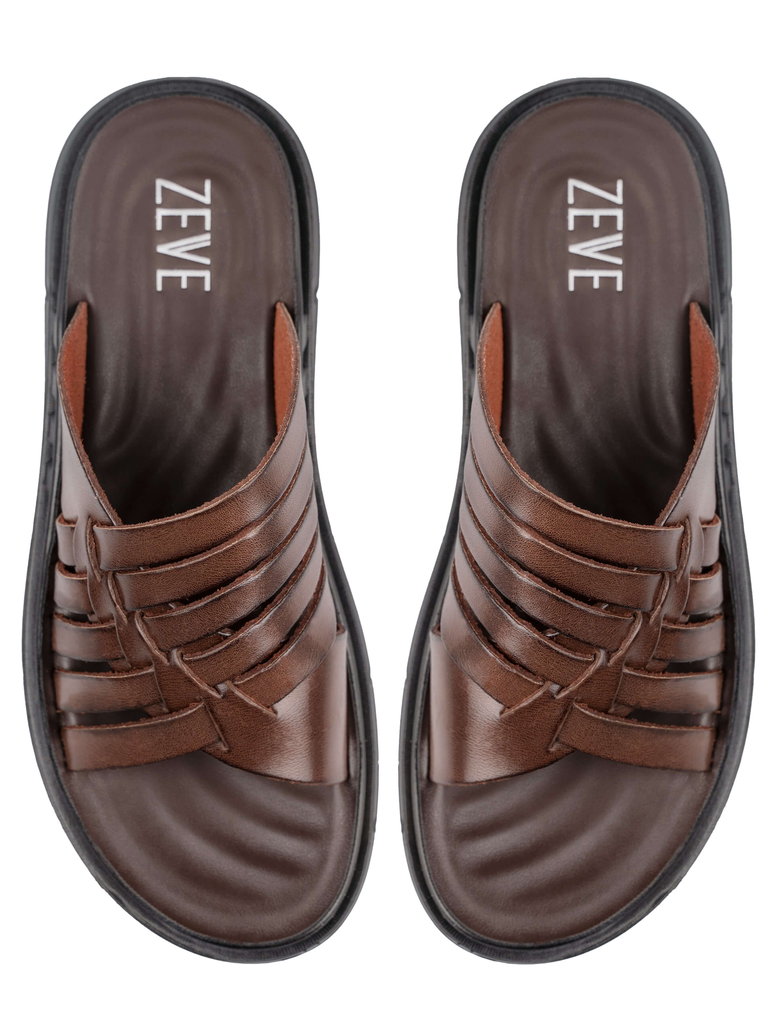 Nico Sandal - Coffee Leather