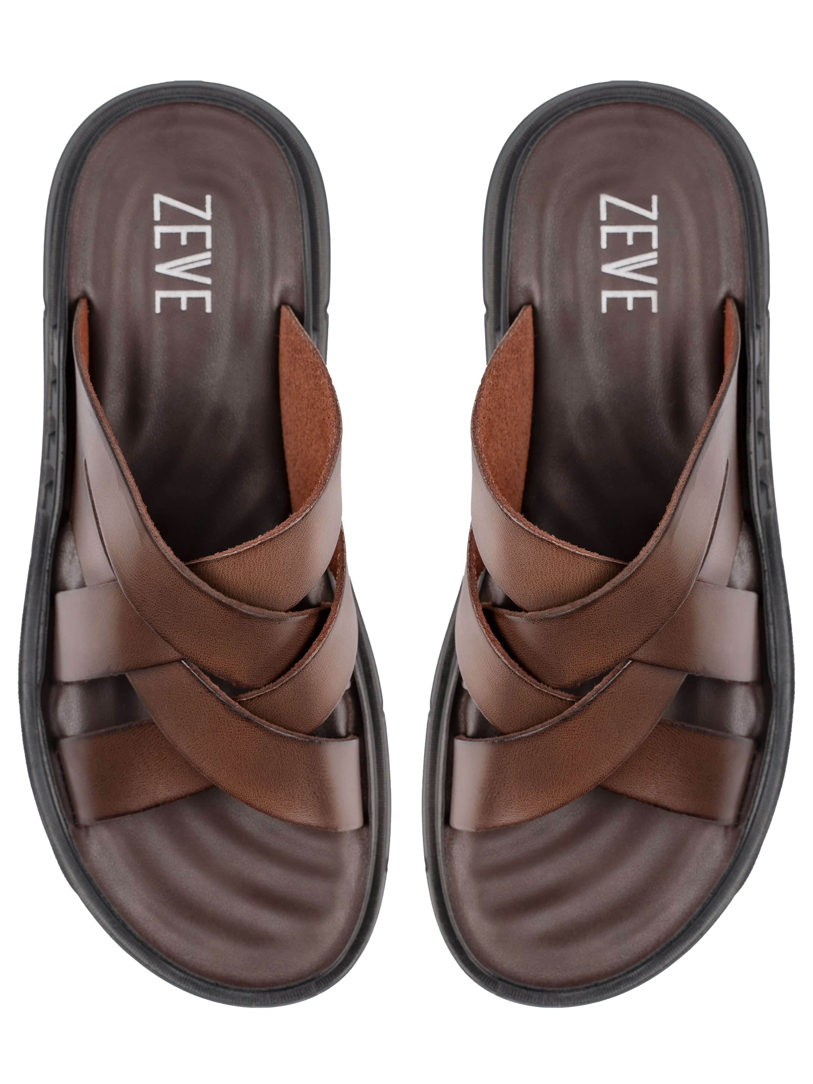 Remy Sandal - Coffee Leather