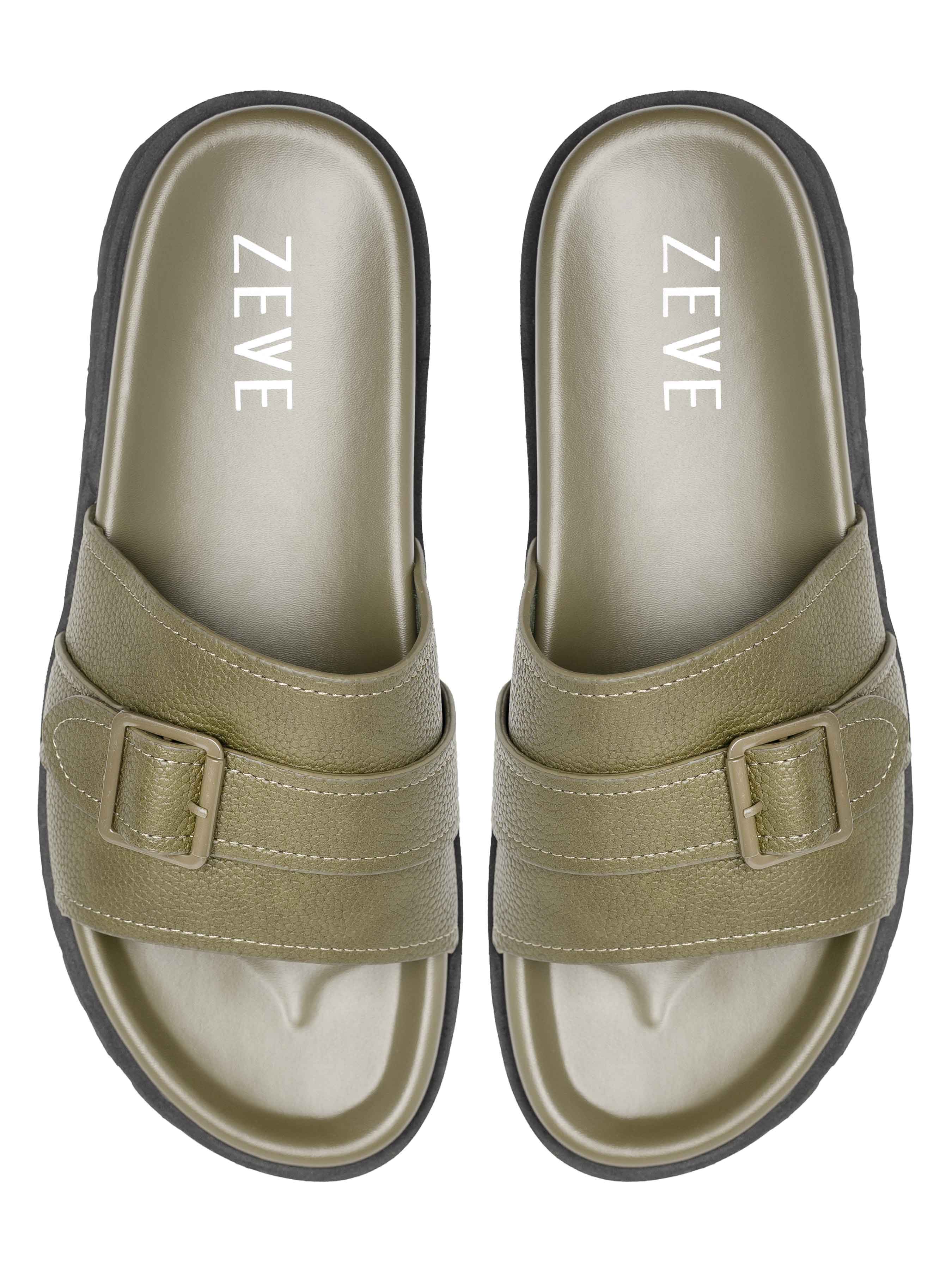 Nevyl Sandal - Olive Green (Eva Combat)