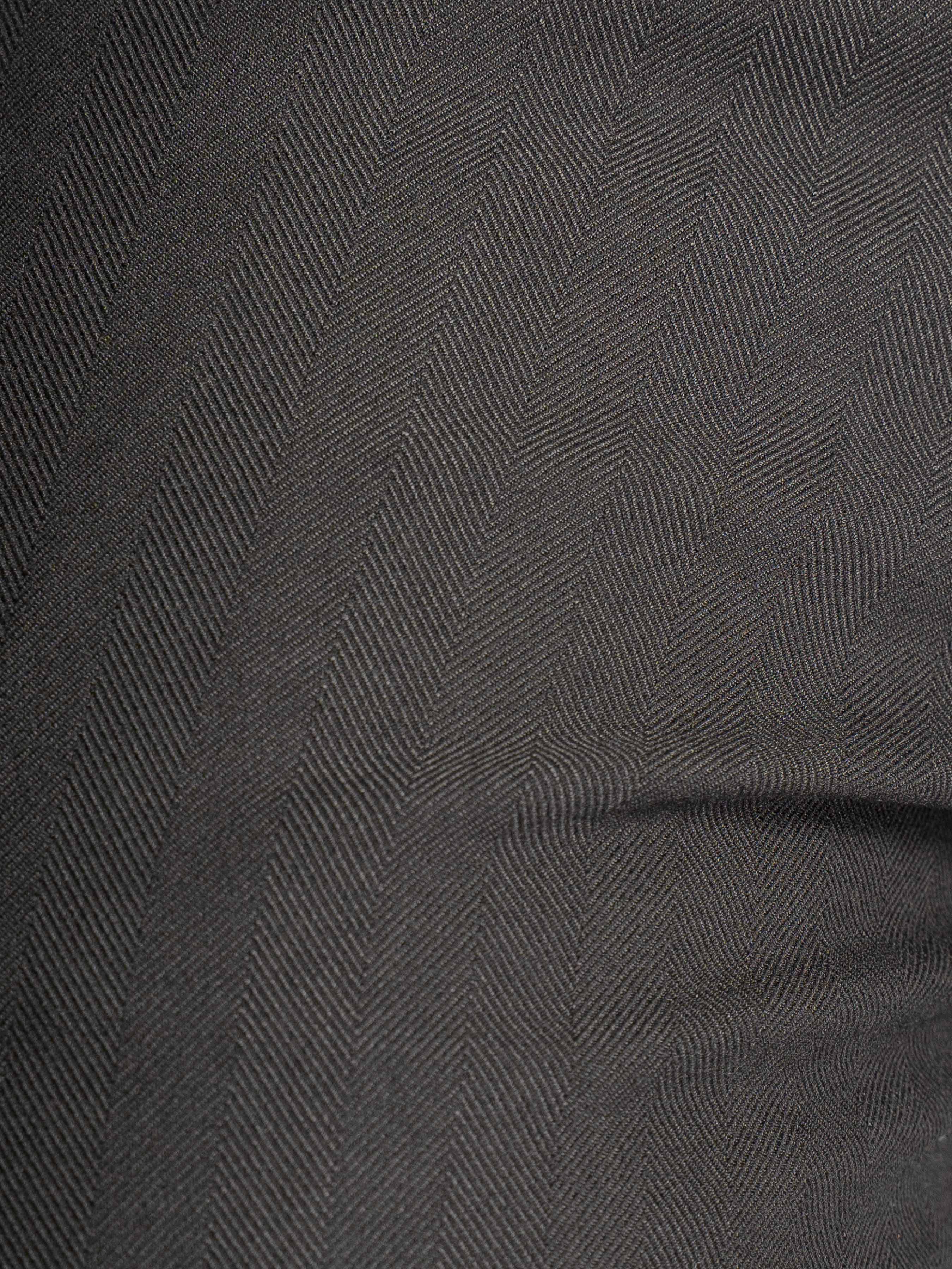 Trousers With Belt Loop - Black Shadow Stripe (Slim Straight)