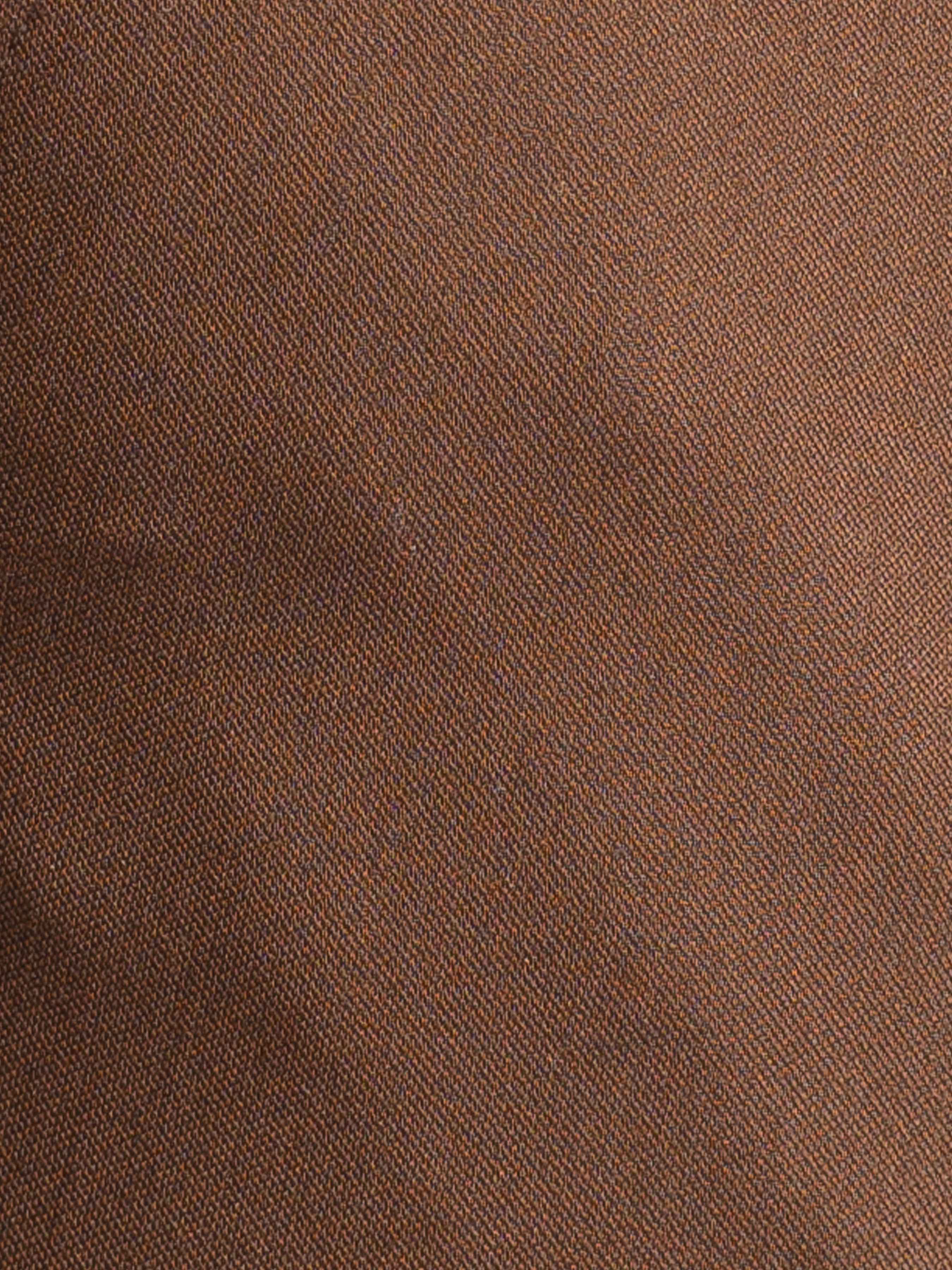 Trousers With Belt Loop - Dark Brown (Slim Straight)