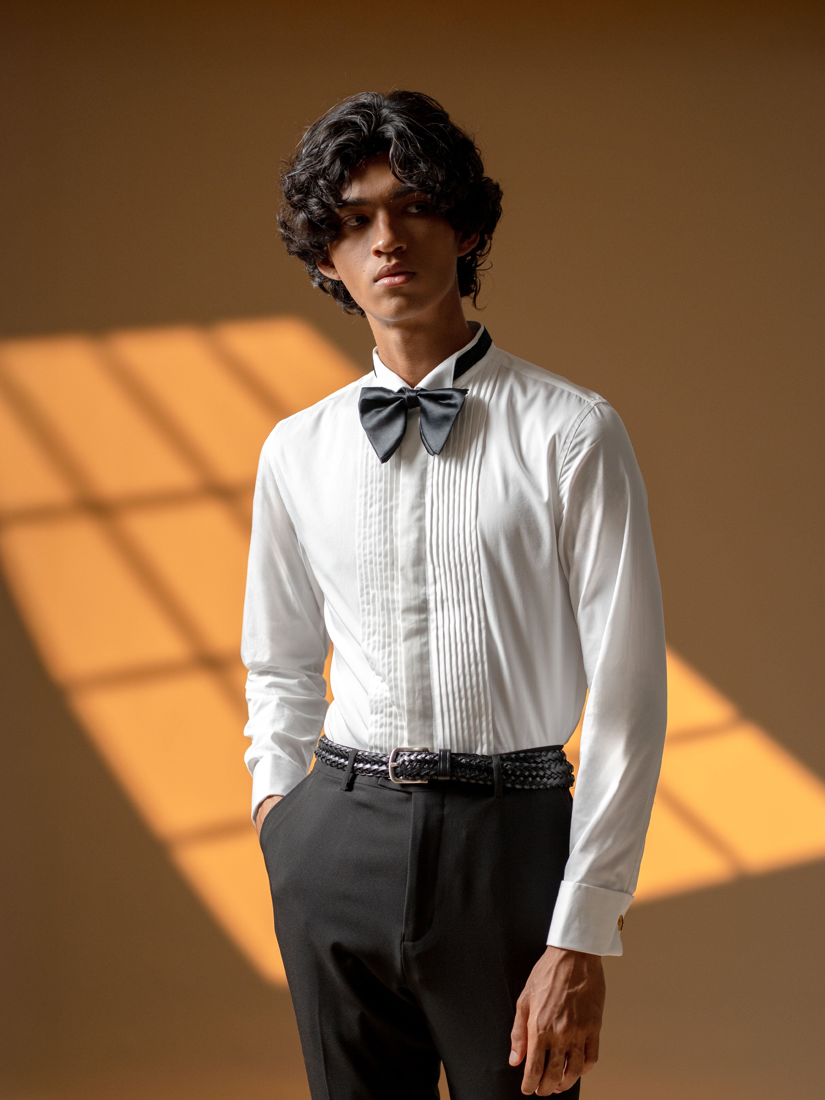 Tuxedo Formal Shirt - White Wing Tip Collar