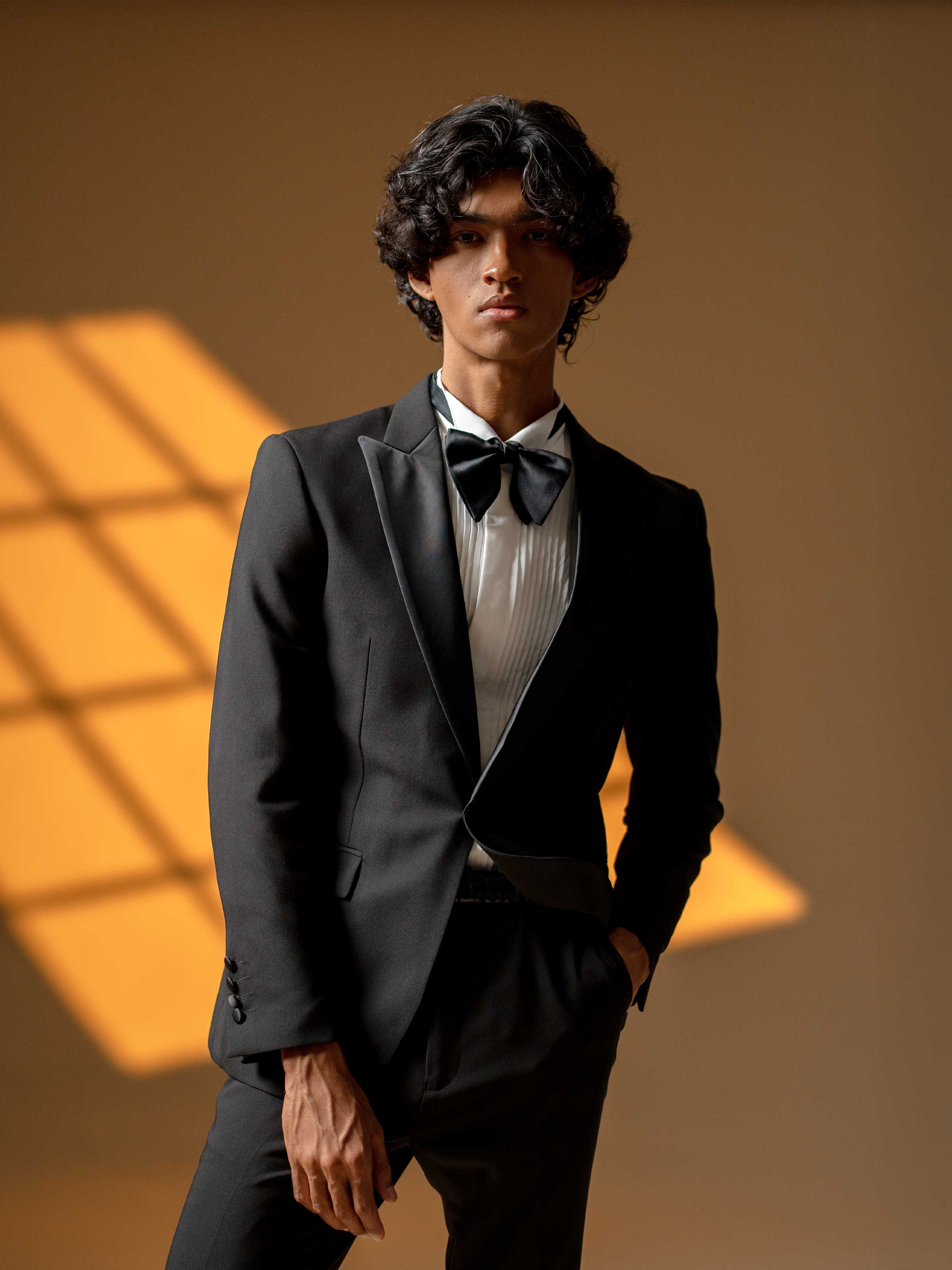 Tuxedo Formal Shirt - White Wing Tip Collar
