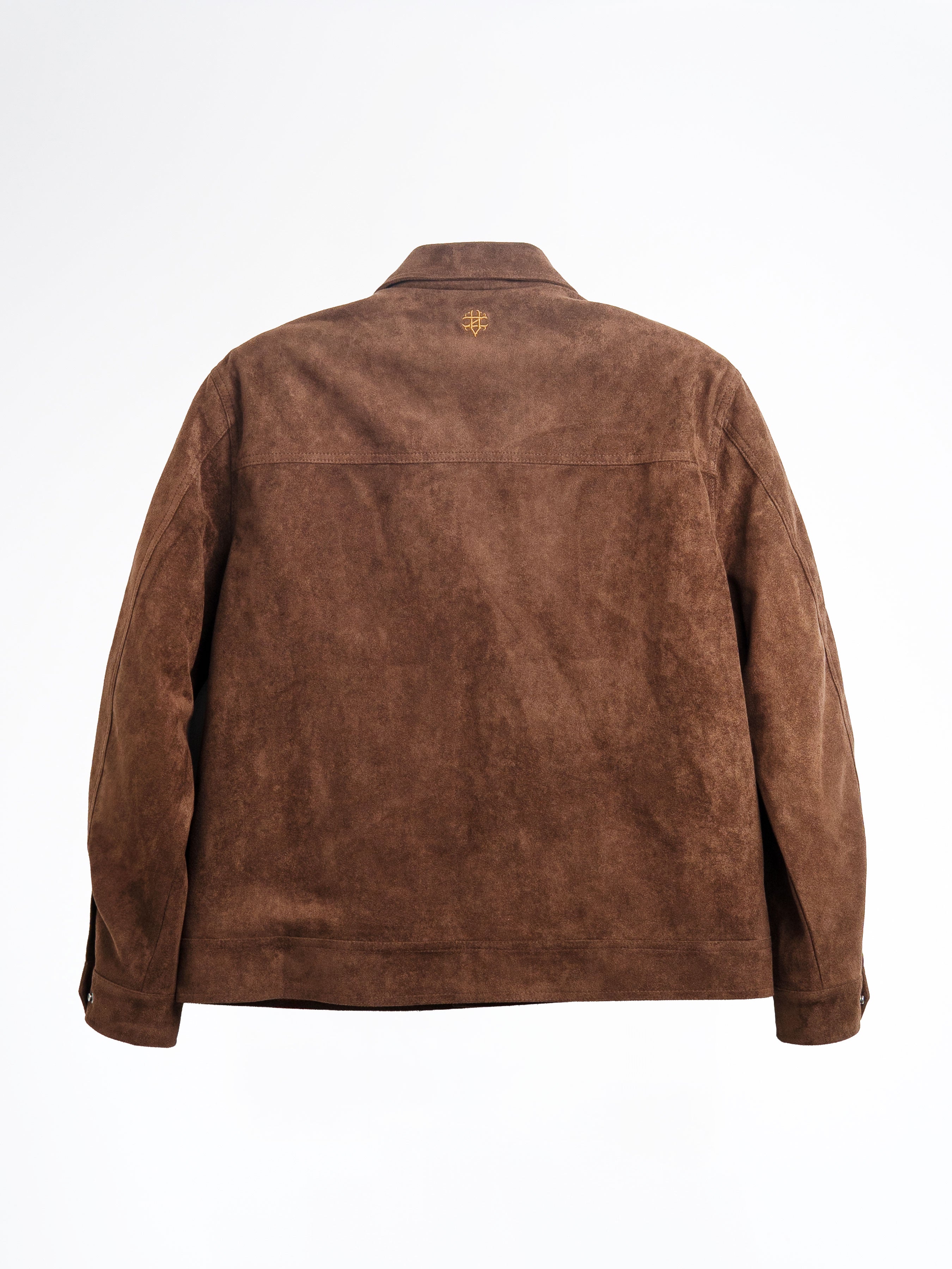 Zander Suede Jacket - Coffee
