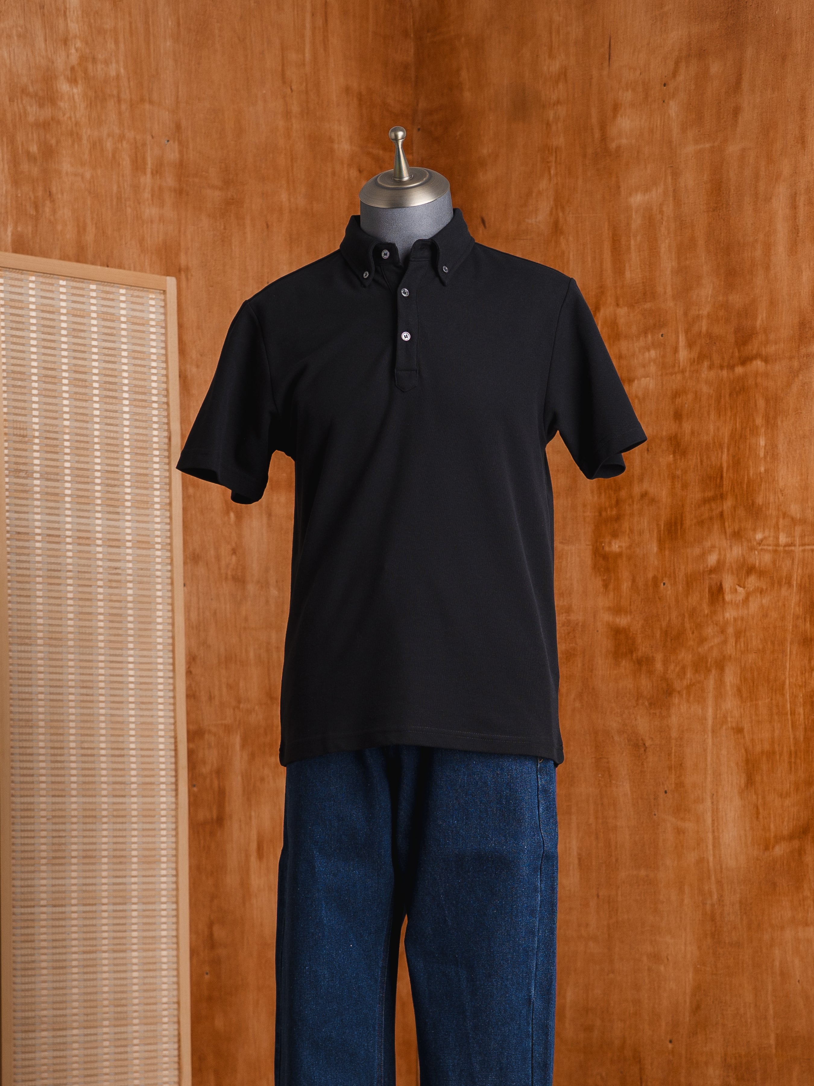 Zane Polo Tee - Black