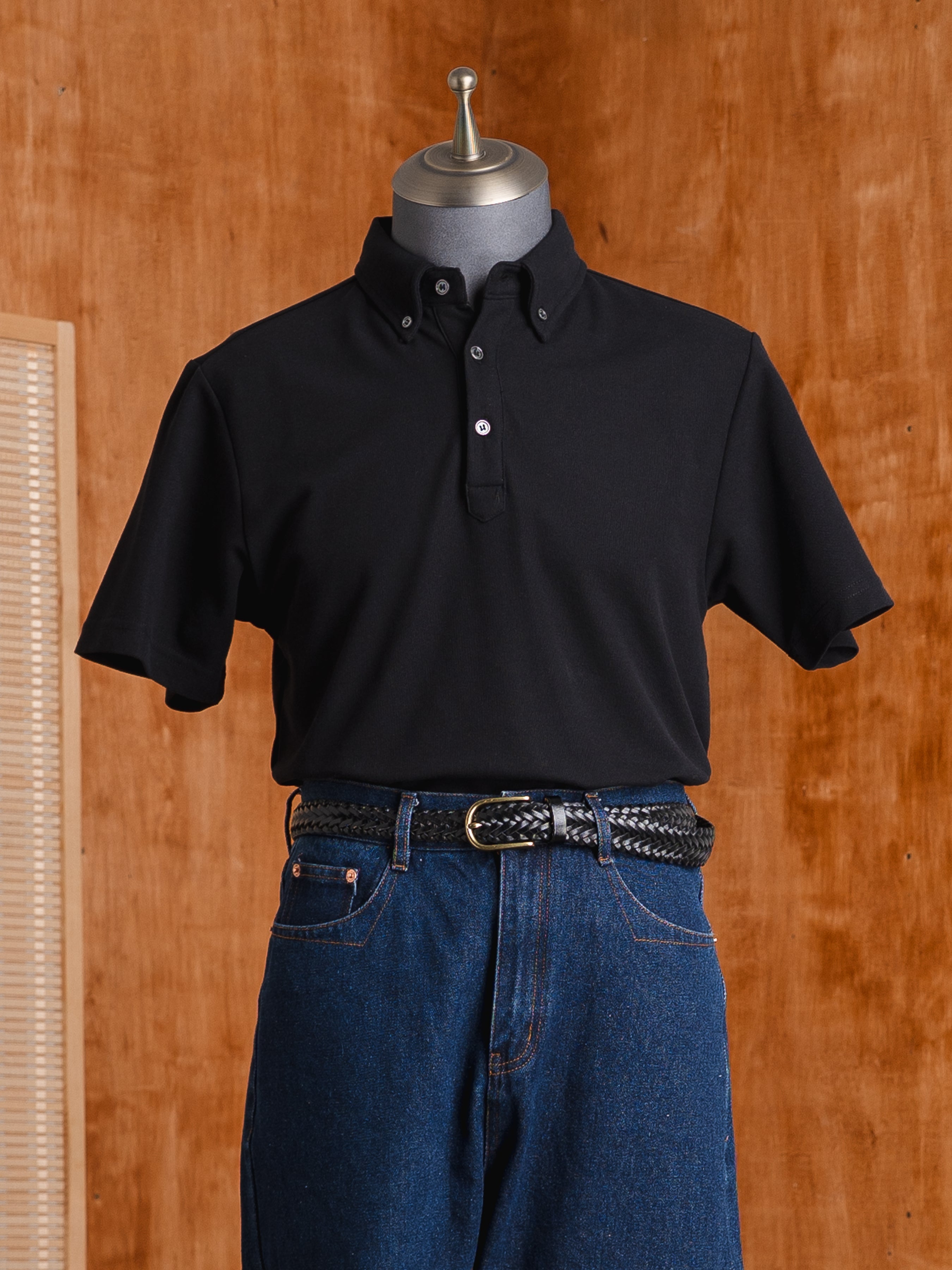 Zane Polo Tee - Black