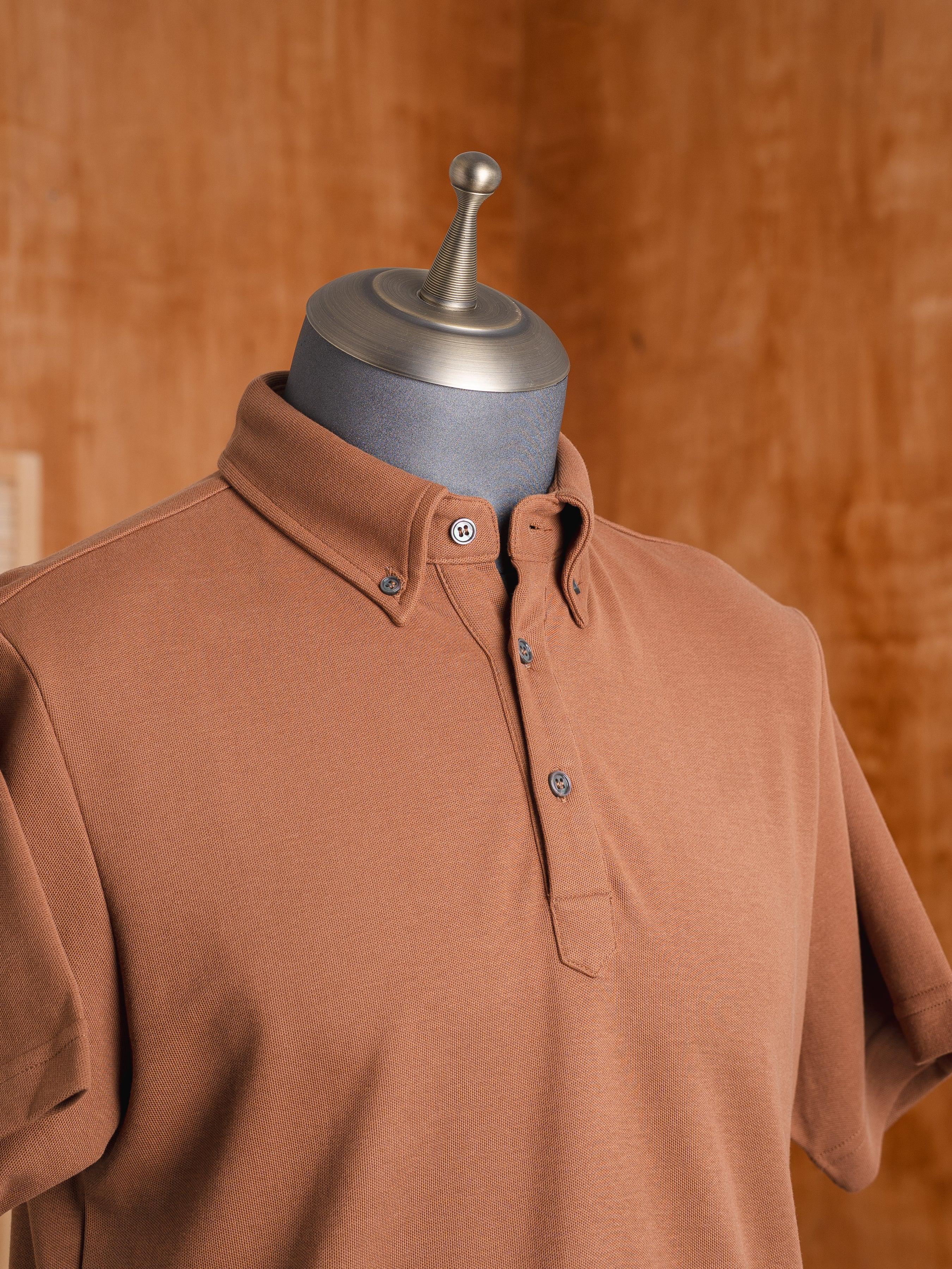 Zane Polo Tee - Brown