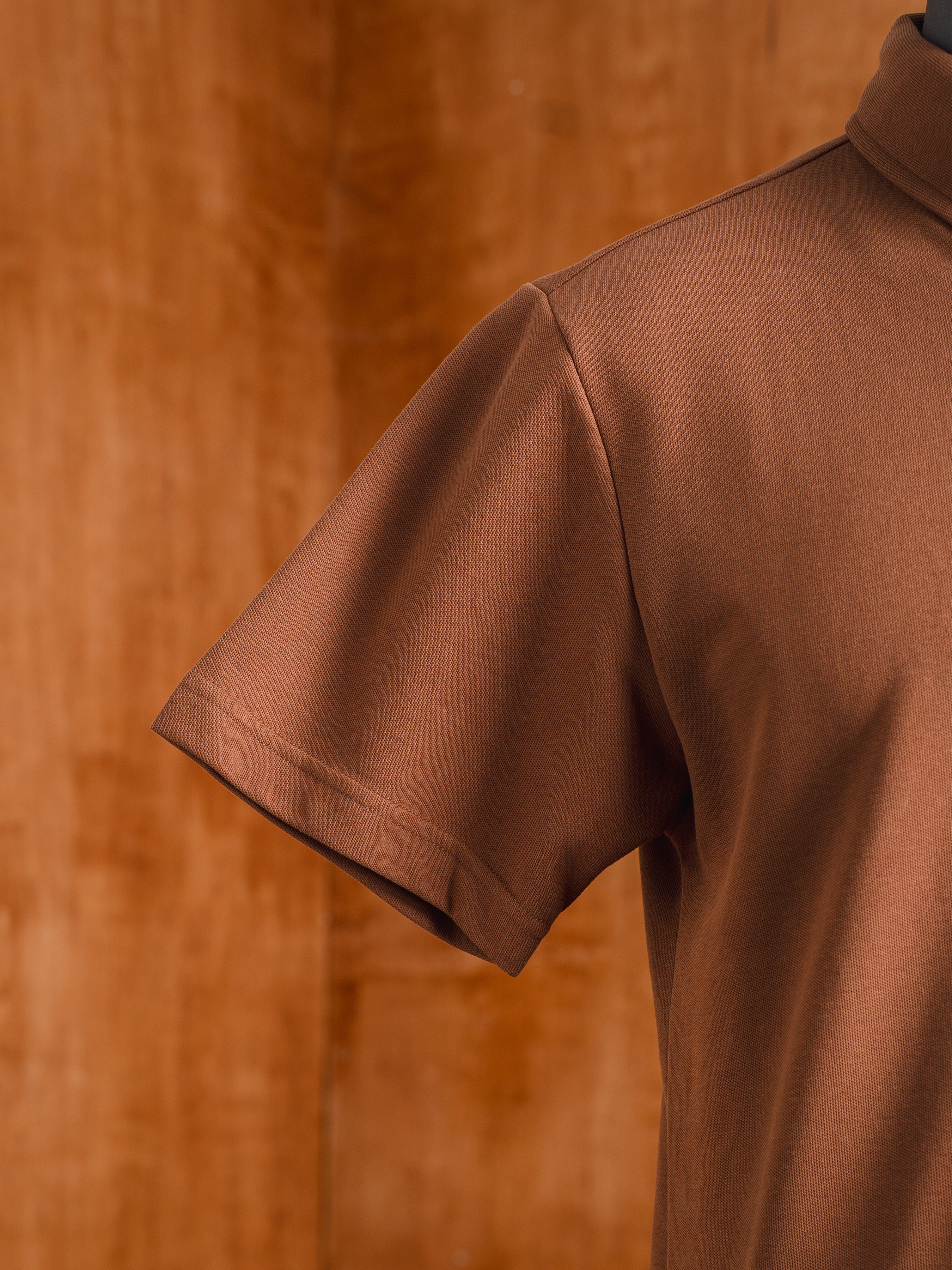 Zane Polo Tee - Brown