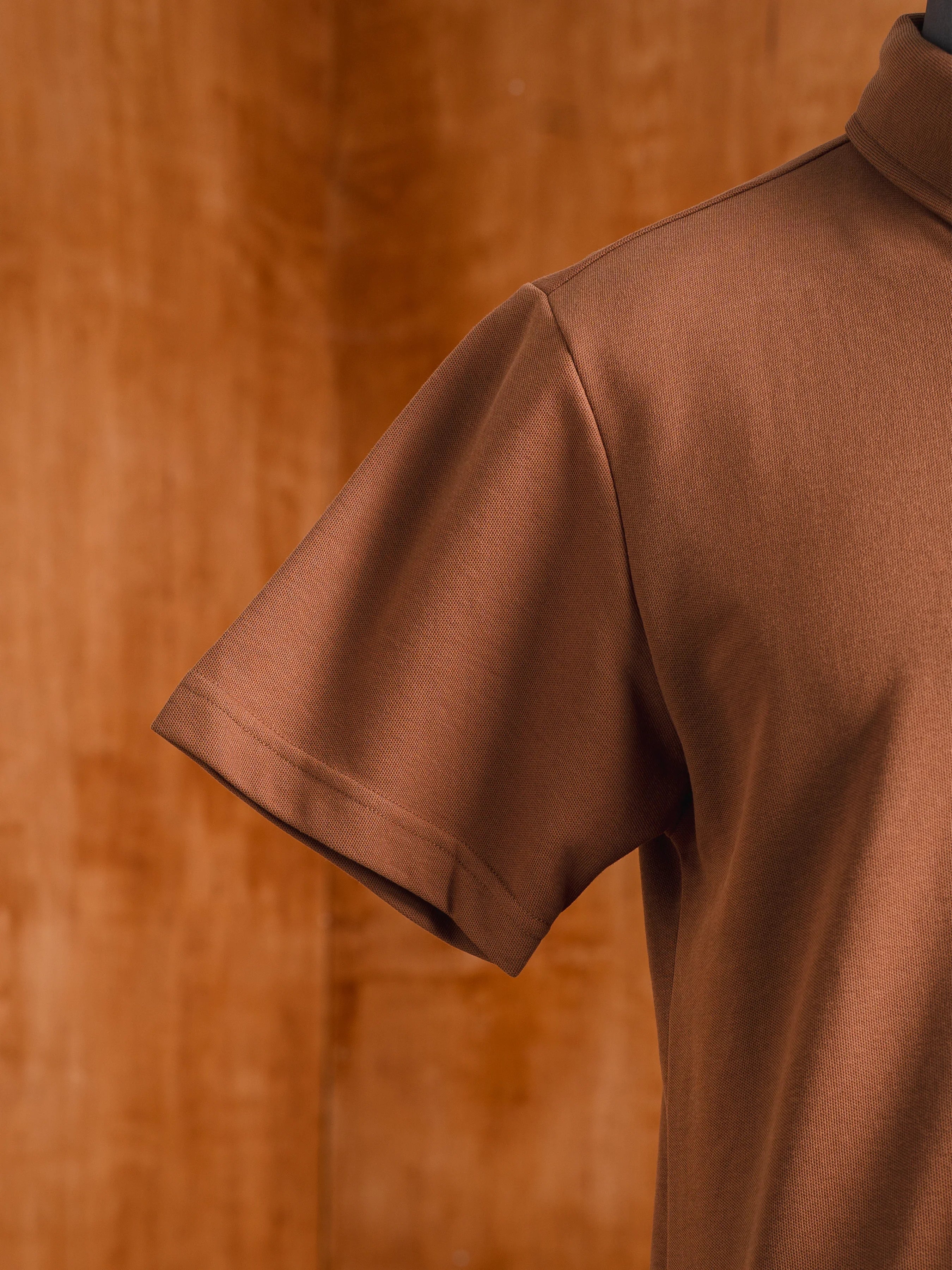 Zane Polo Tee - Brown