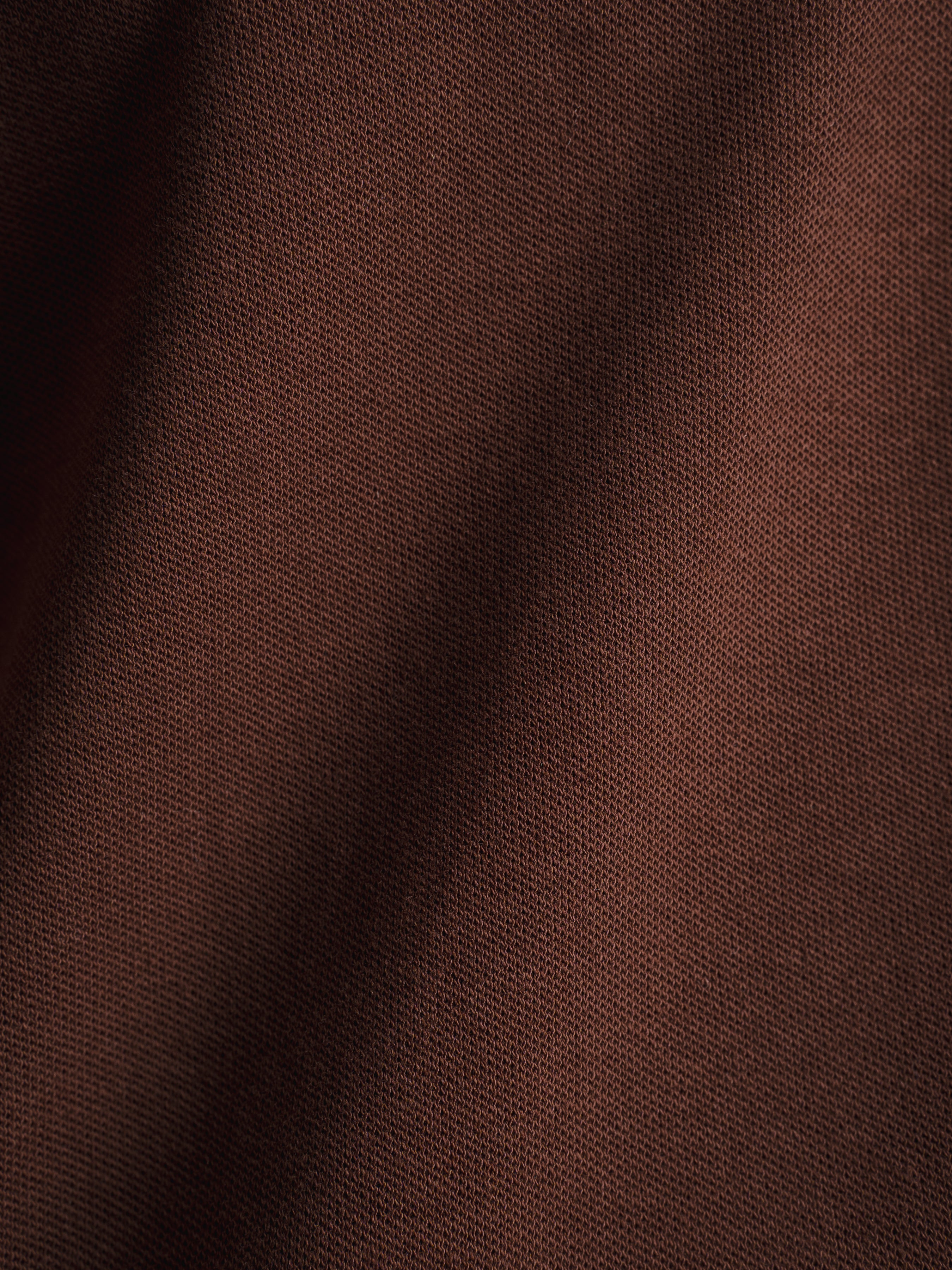 Zane Polo Tee - Coffee