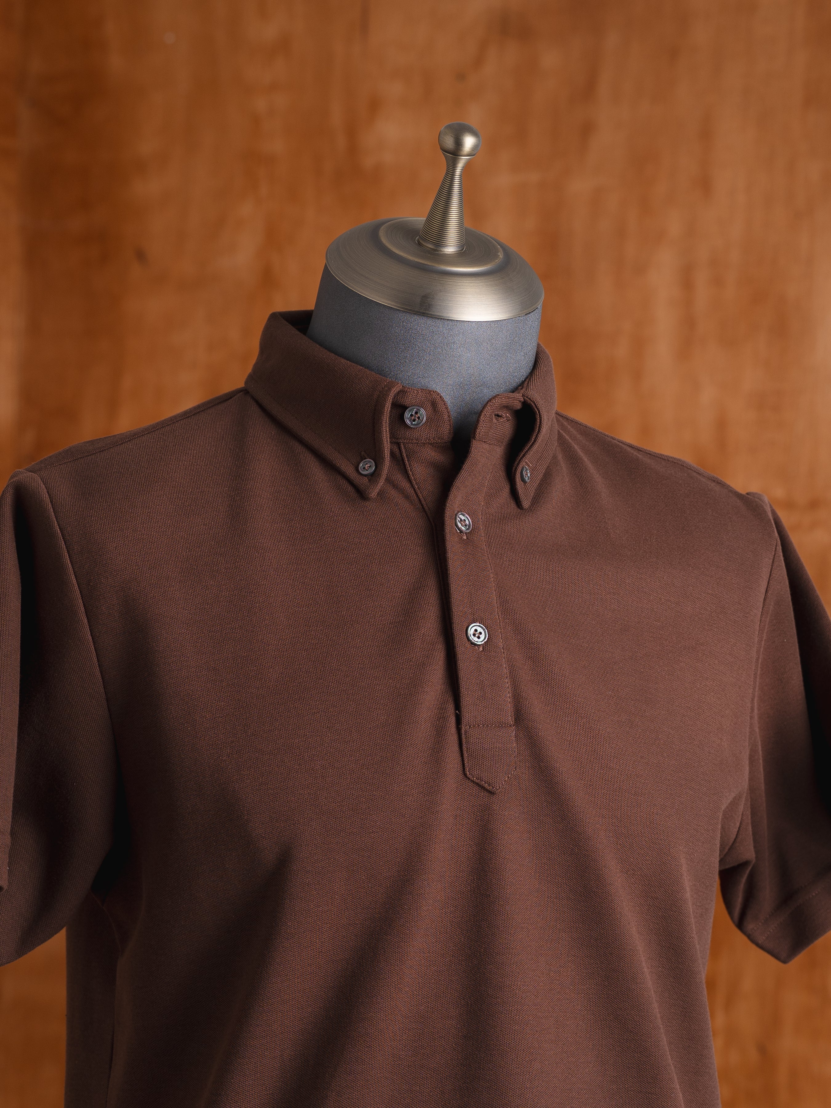 Zane Polo Tee - Coffee