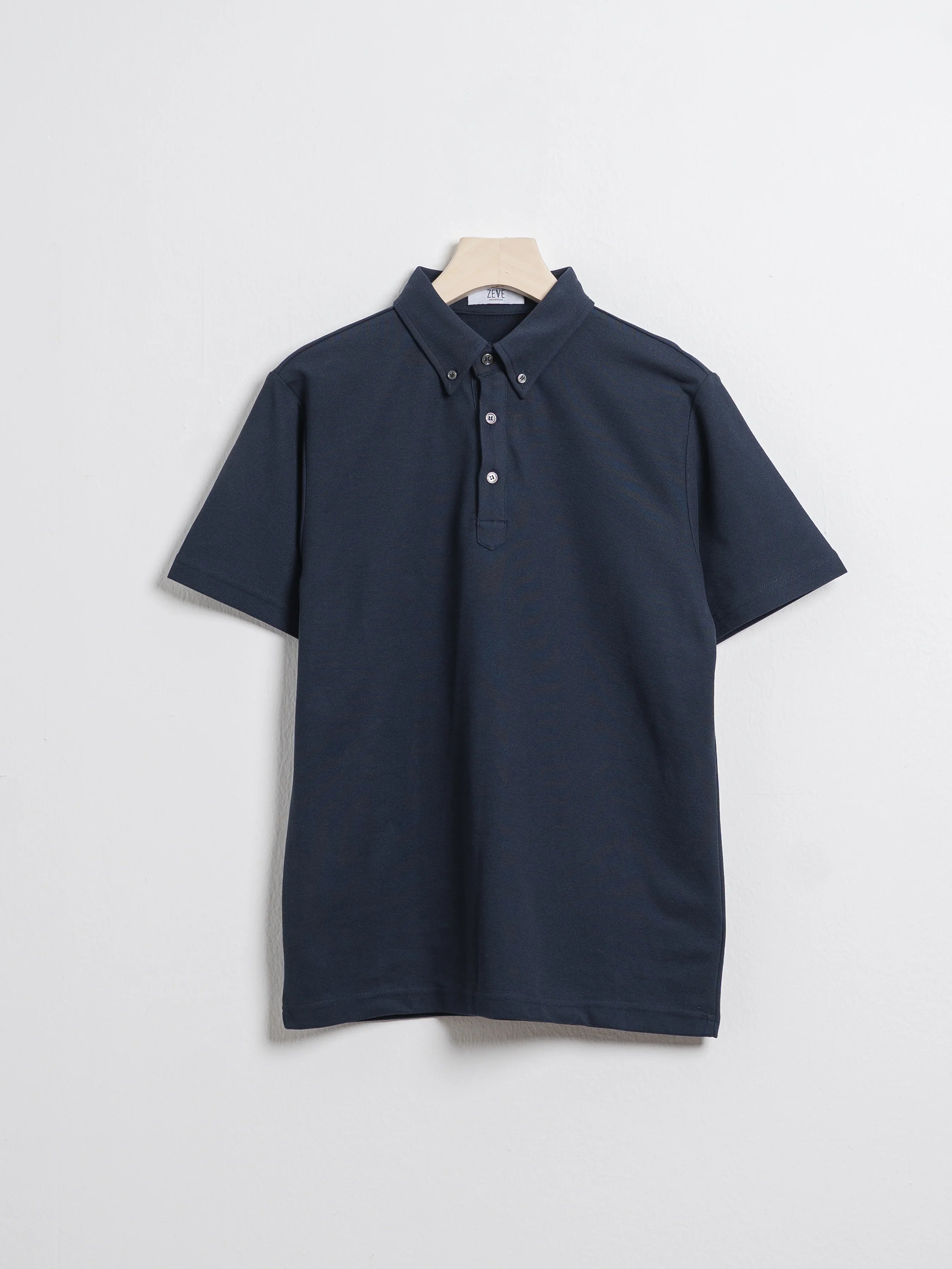 Zane Polo Tee - Navy Blue