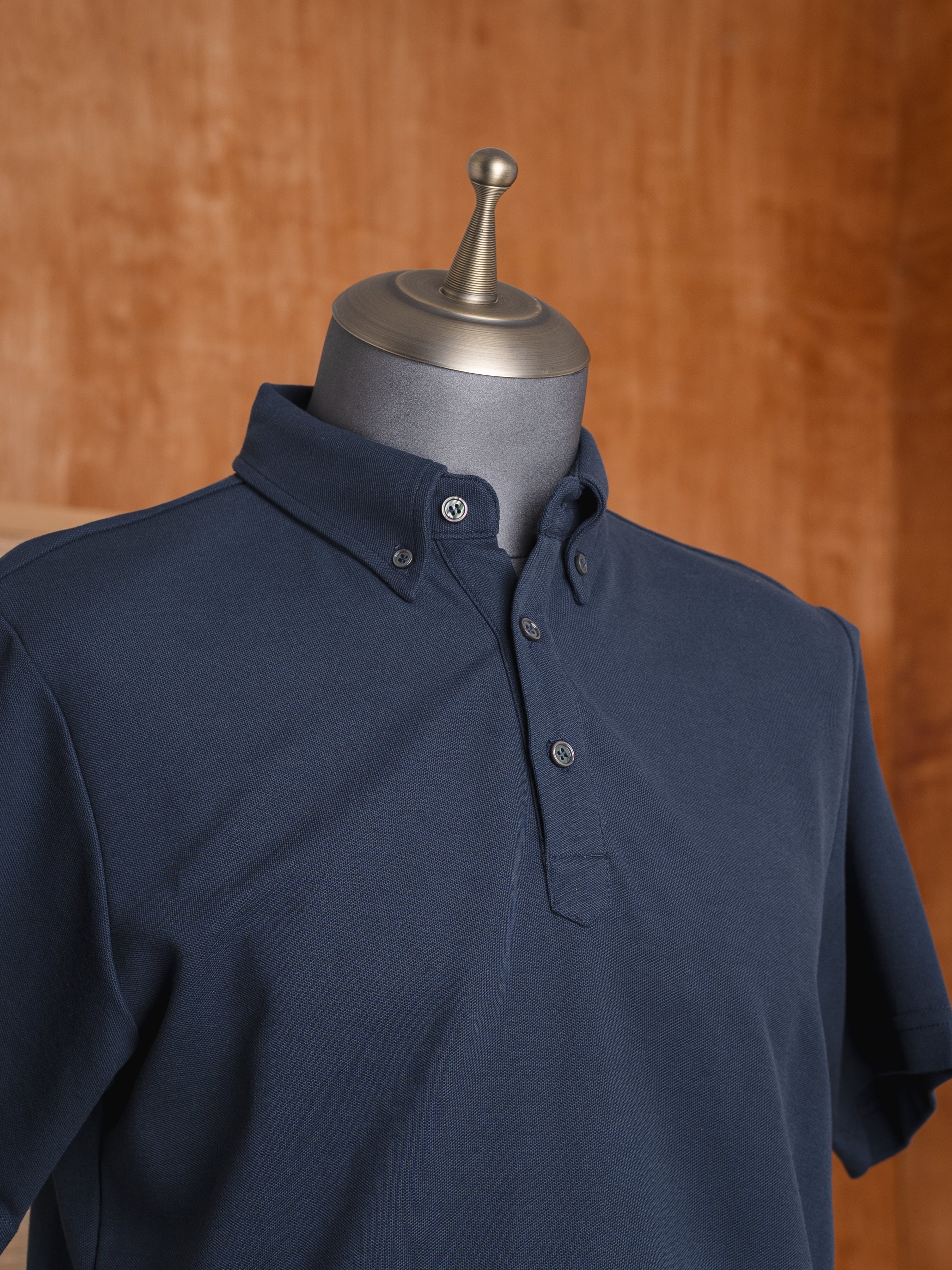 Zane Polo Tee - Navy Blue