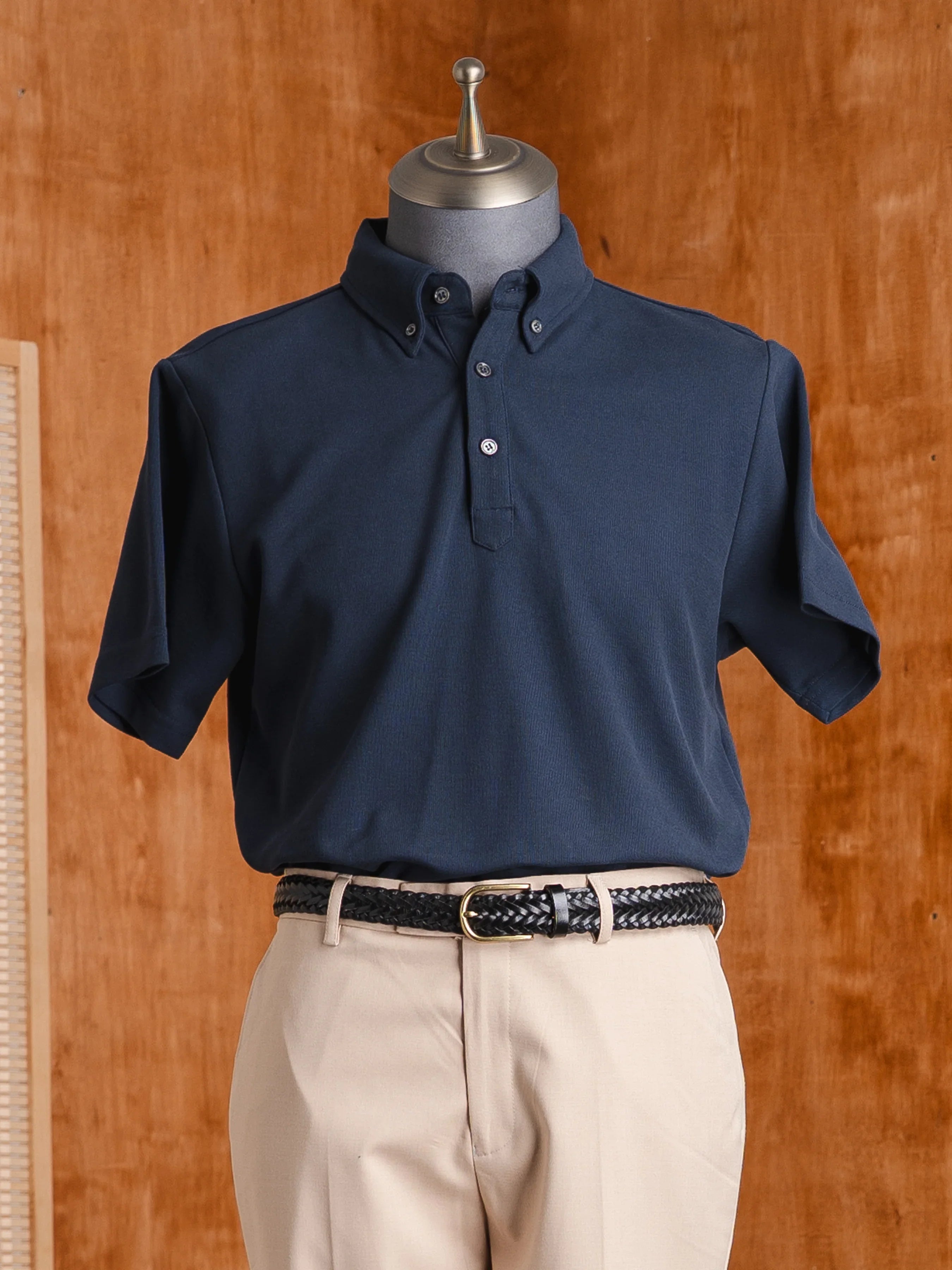 Zane Polo Tee - Navy Blue