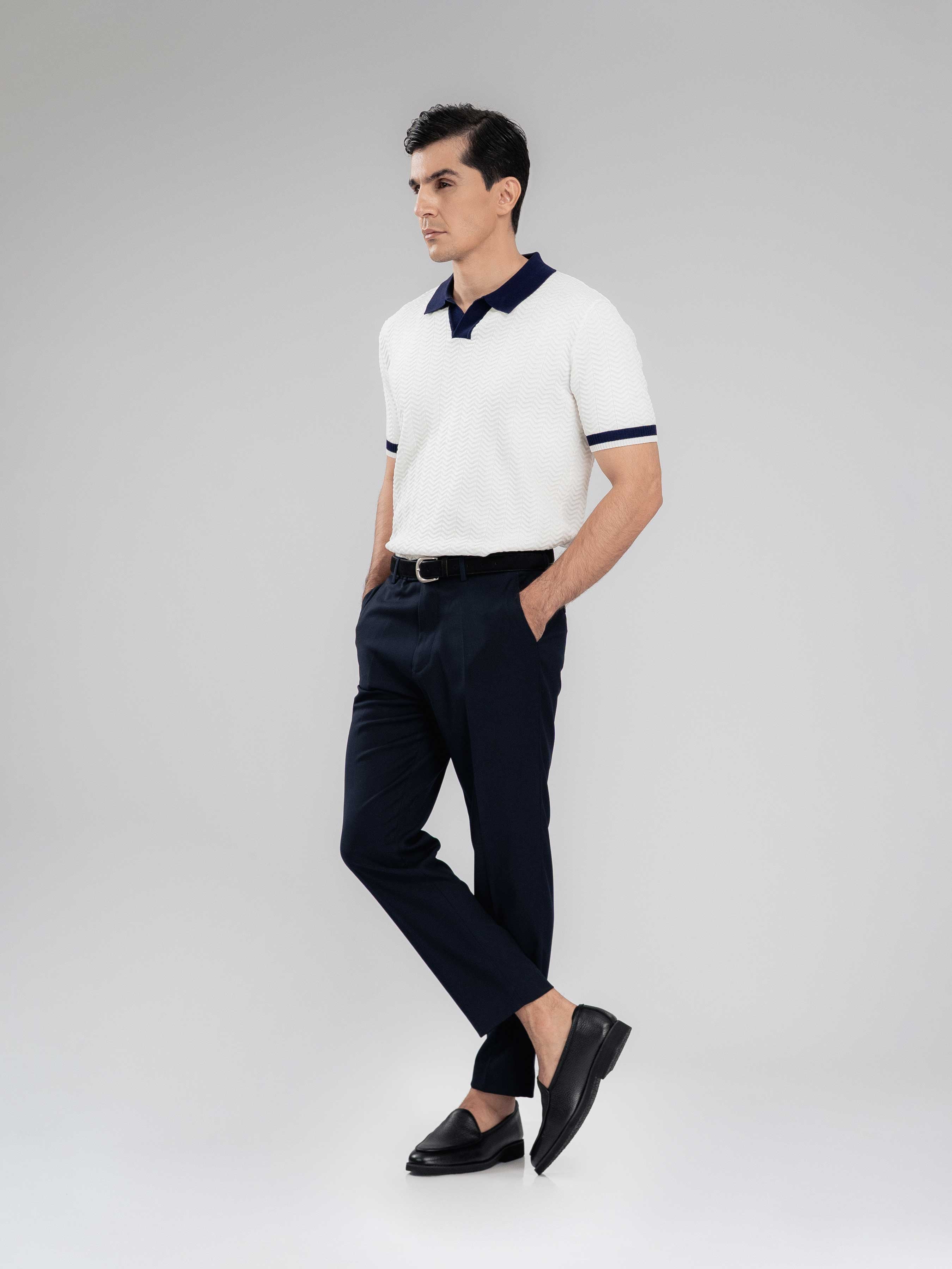 ZitaWaveKnitTeeWhiteOpenCollarFull1 - Zeve
