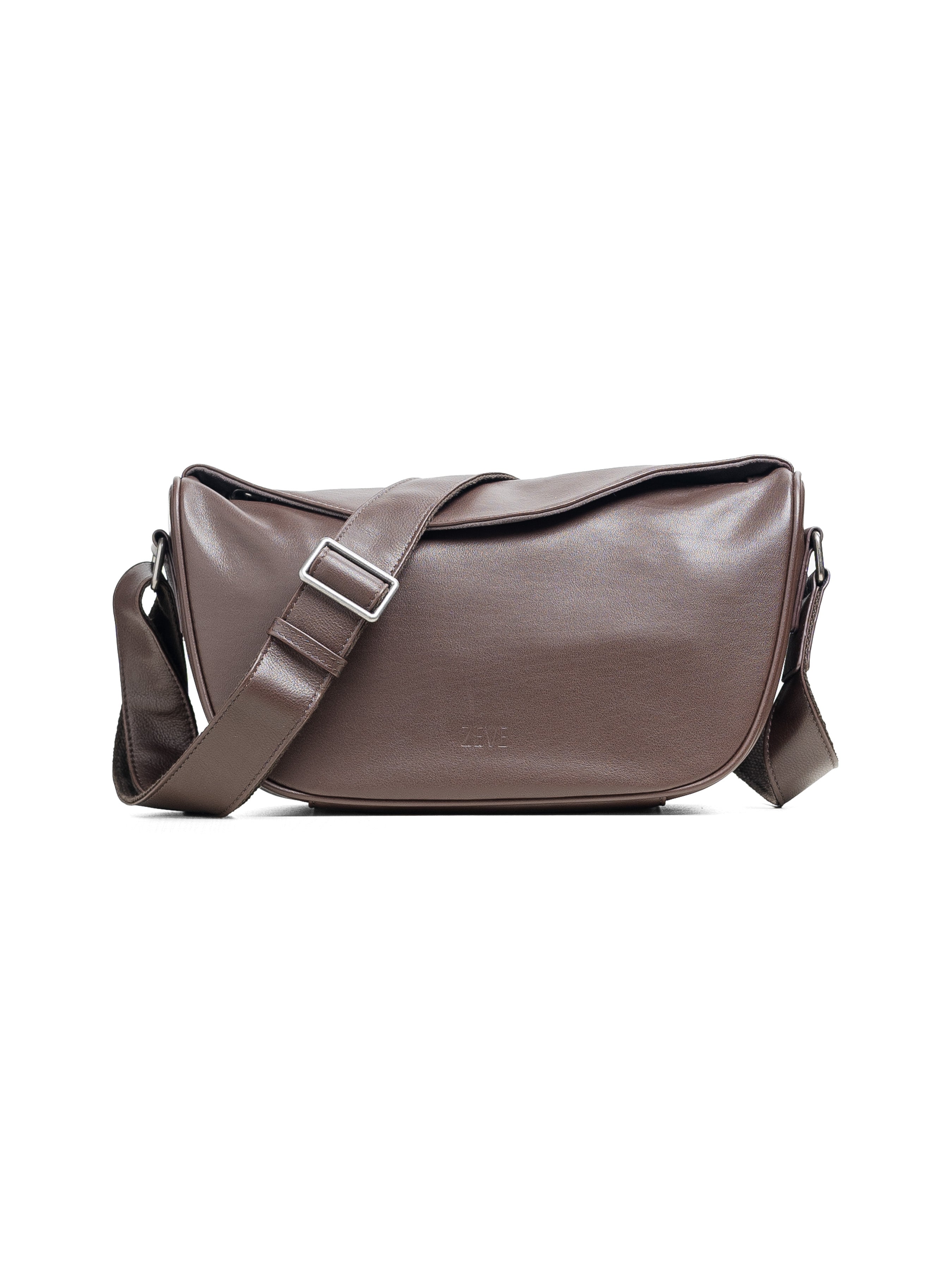 Leone Crossbody Bag - Coffee Leather