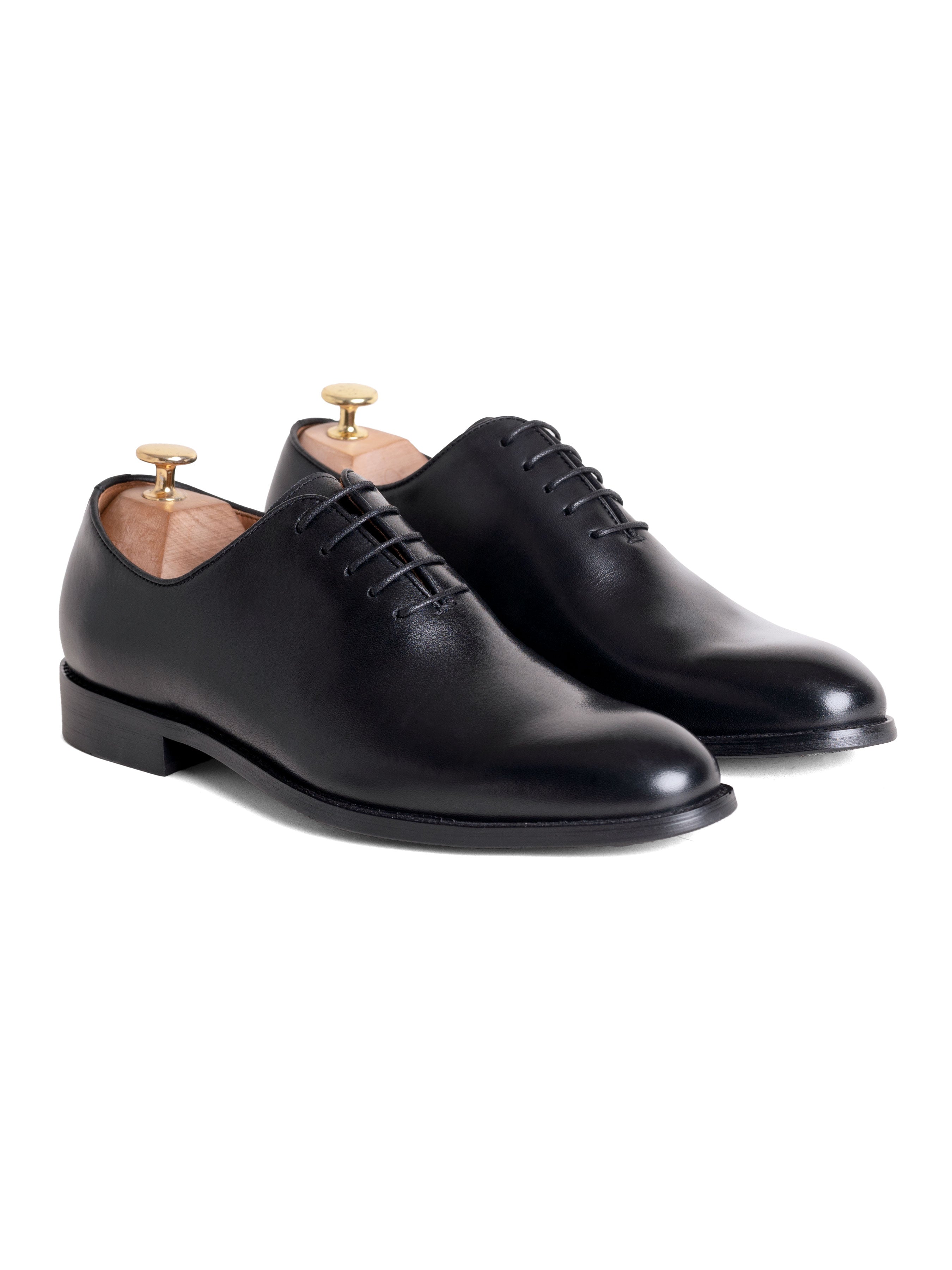 Wholecut Oxford  - Black Lace up - Zeve Shoes