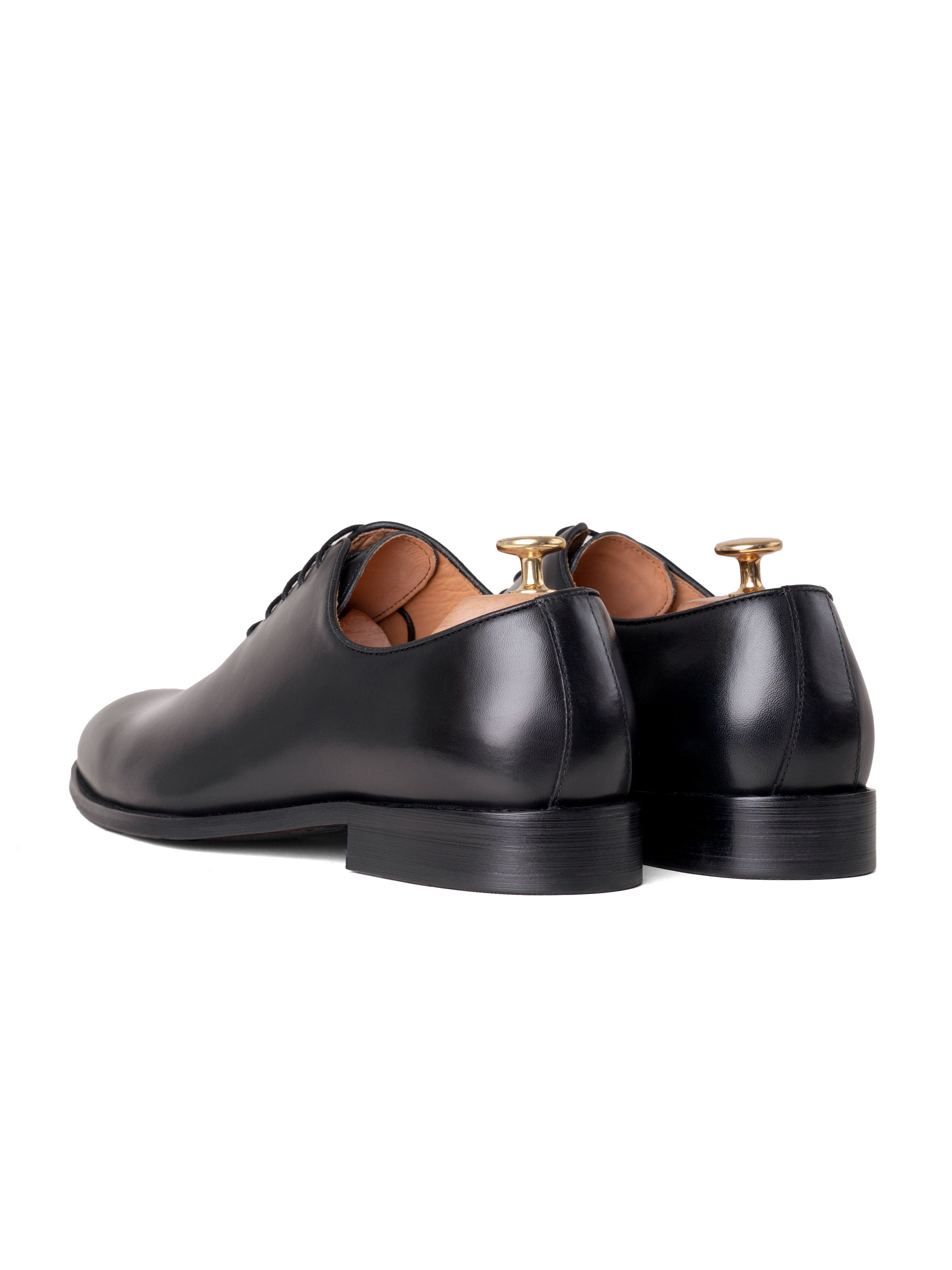 Wholecut Oxford - Black Lace up - Zeve Shoes