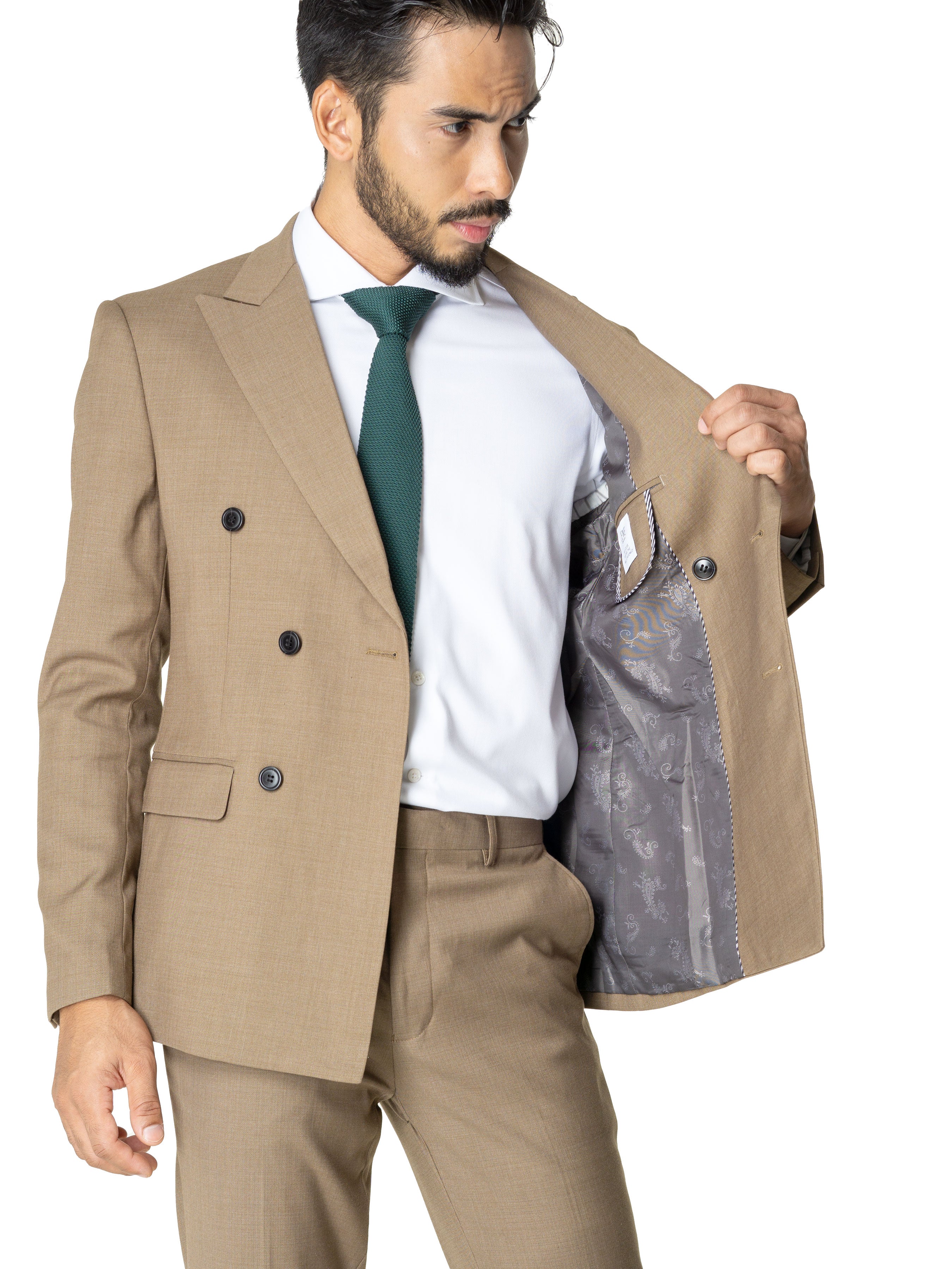 Double-Breasted-Suit-Blazer--Khakis-Plain_03 - Zeve